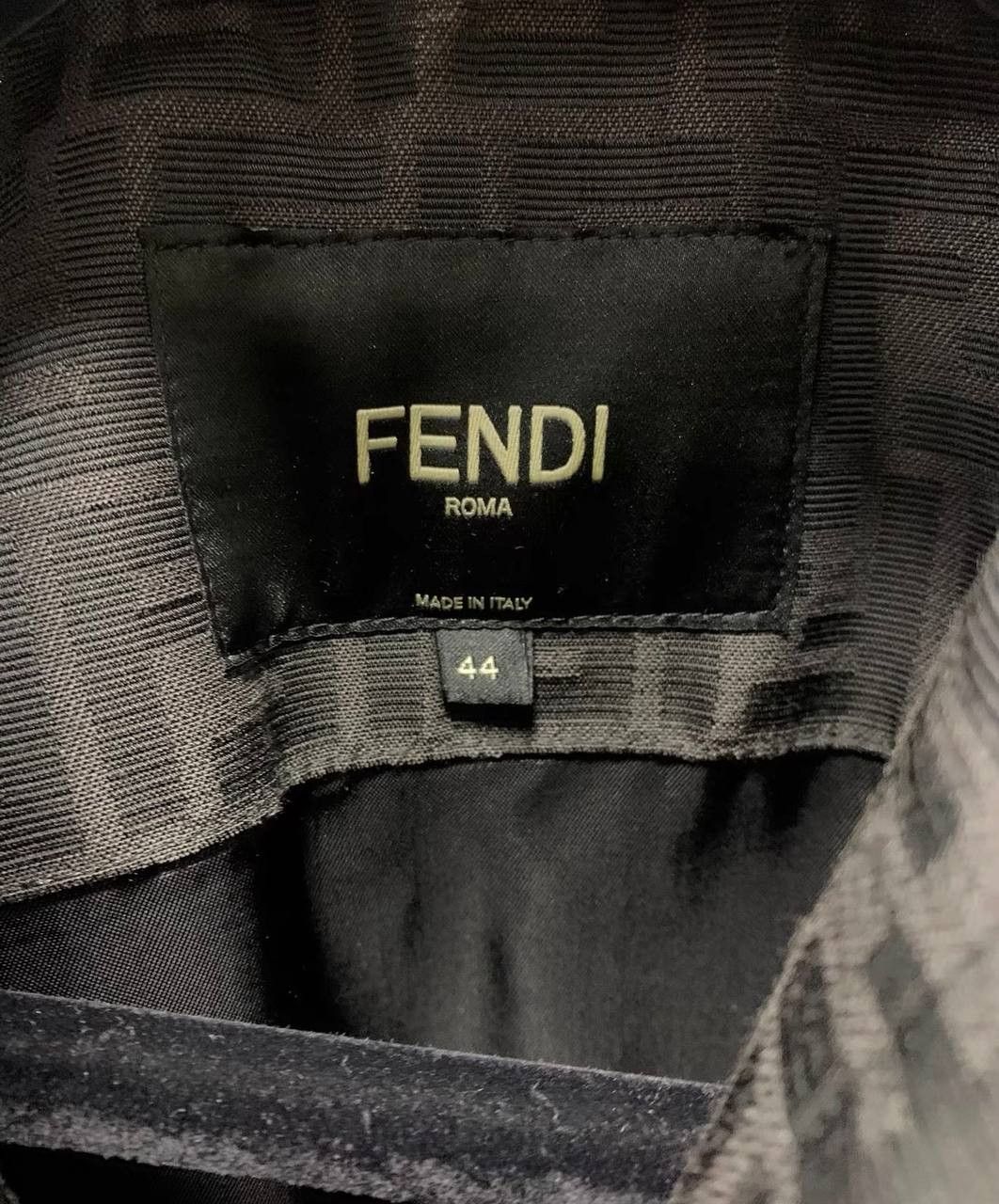 Fendi FENDI jacquard jacket with logo embroidered Size US S / EU 44-46 / 1 - 4 Thumbnail