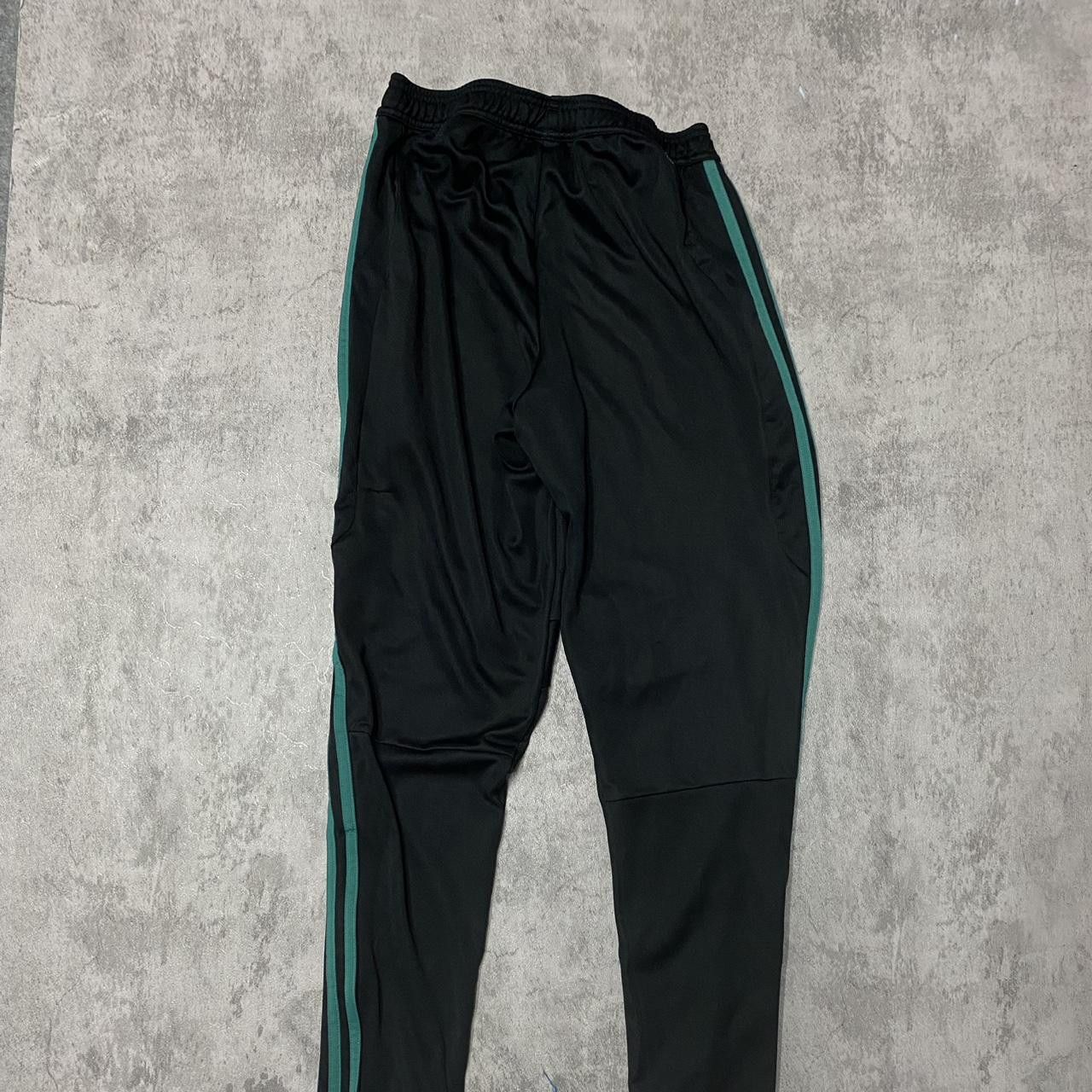 Adidas Adidas black and green track pants adidas Size US 30 / EU 46 - 5 Thumbnail