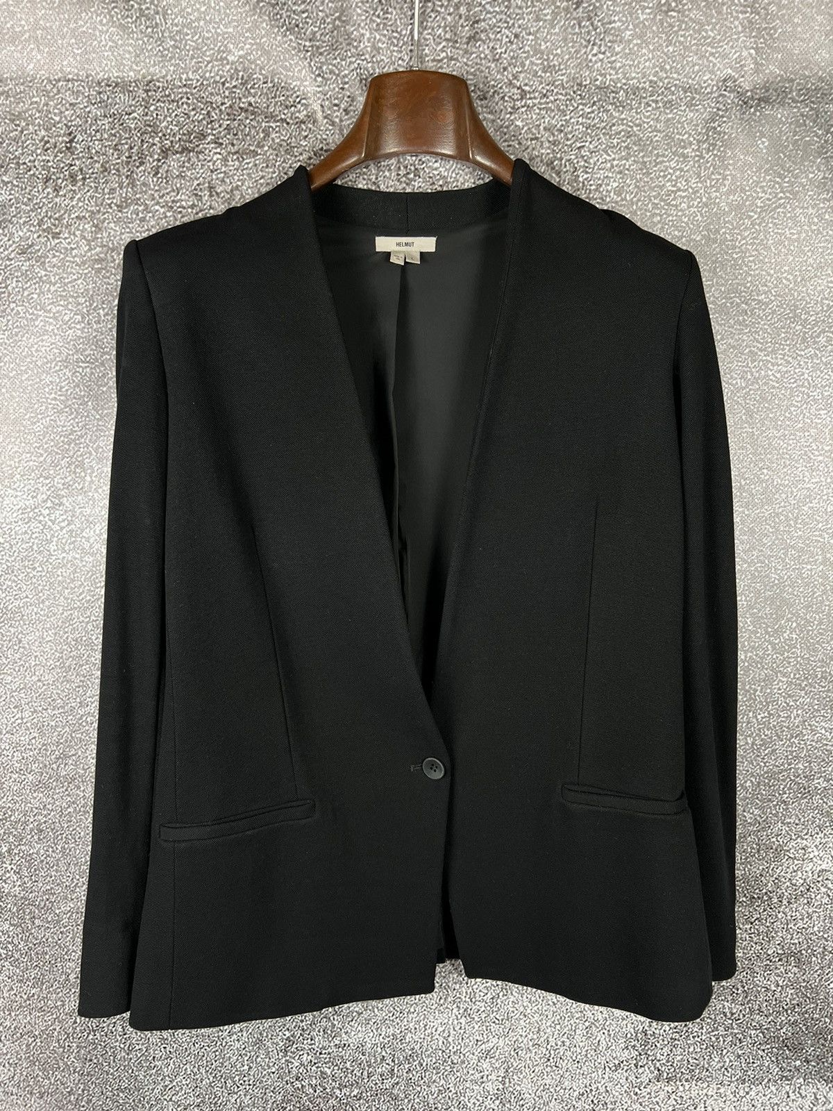 Designer × Helmut Lang Helmut Lang Viscose Women’s Blazer Made in Usa L Size L / US 10 / IT 46 - 1 Thumbnail