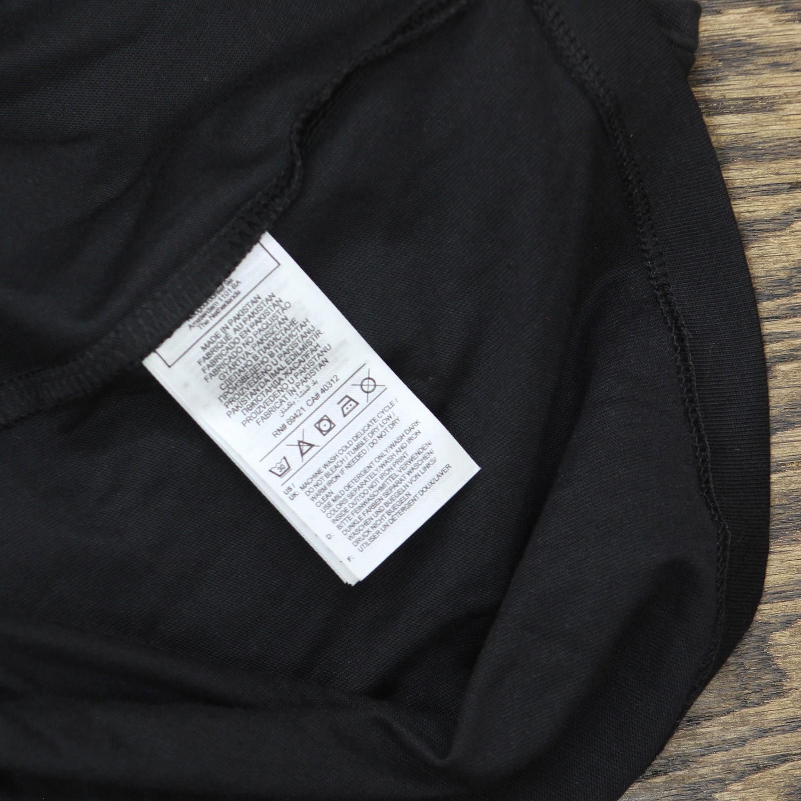 Reebok Nwt Reebok Womens Graphic Big Logo Tee Hb2271 Black Xs Size XS / US 0-2 / IT 36-38 - 4 Thumbnail