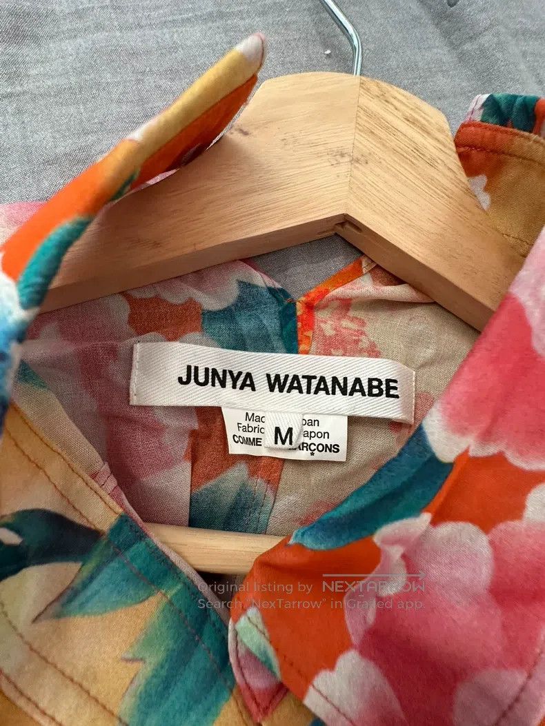 Junya Watanabe Junya Watanabe Floral Shirt Size M / US 6-8 / IT 42-44 - 2 Thumbnail
