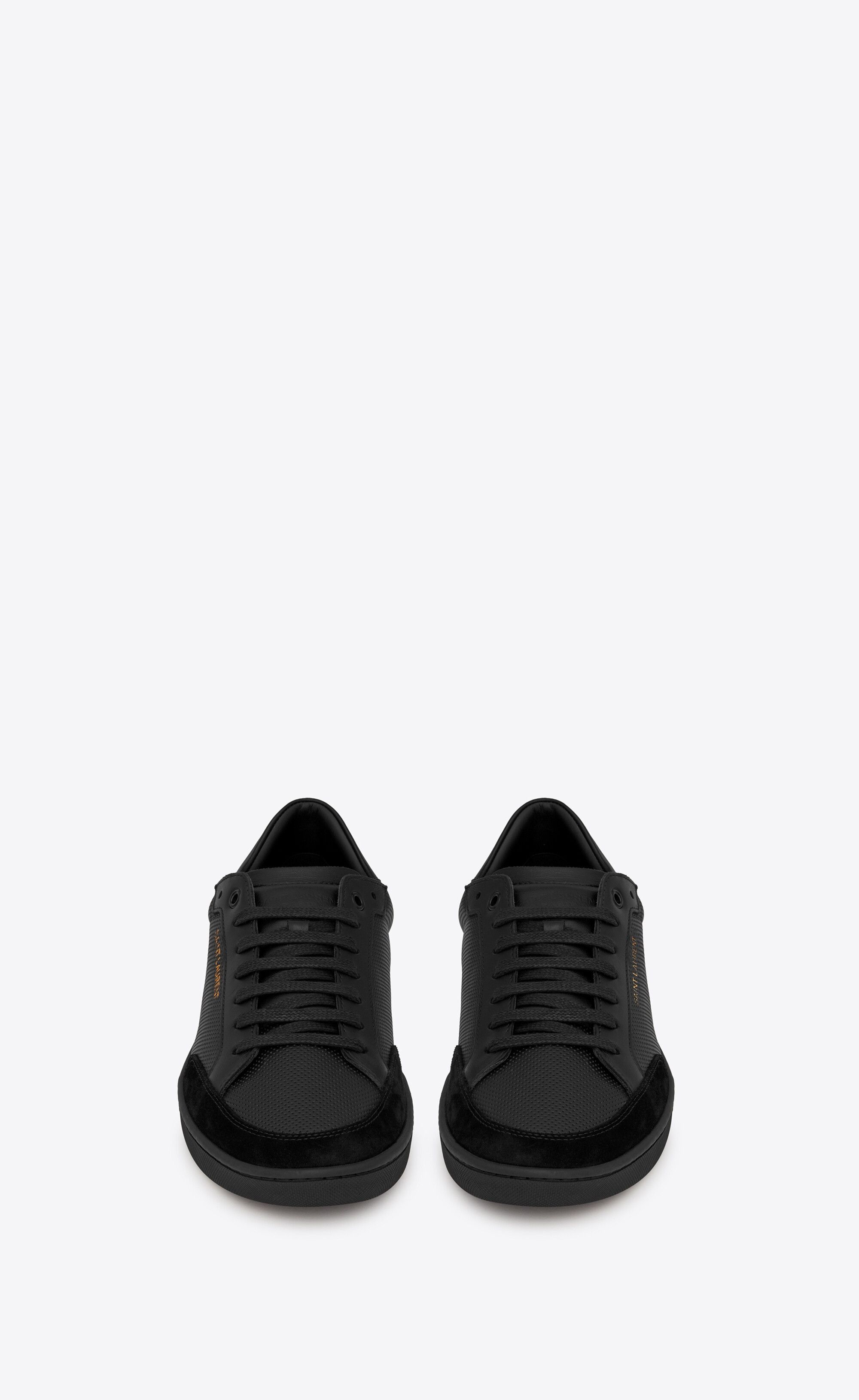 Saint Laurent Paris oc11z1225 603223 Court Classic SL/10 Sneakers in Black Size US 6.5 / EU 39-40 - 4 Thumbnail