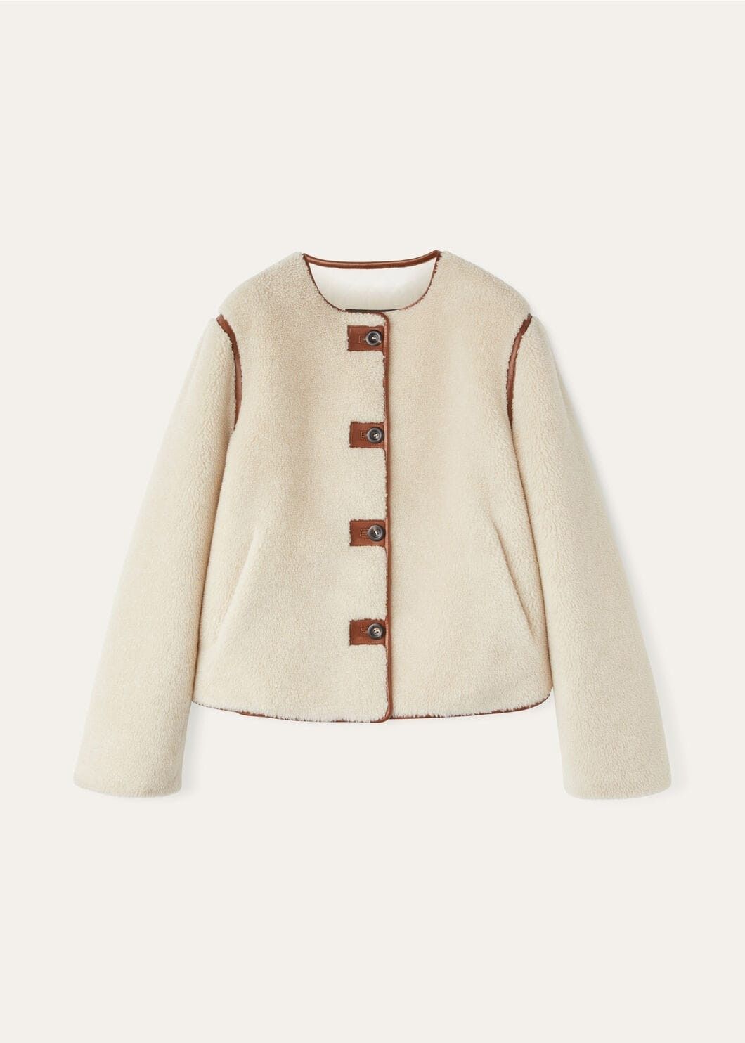 o1w1db10825 FAO3690 Jerry Blouson Jacket in Ivory