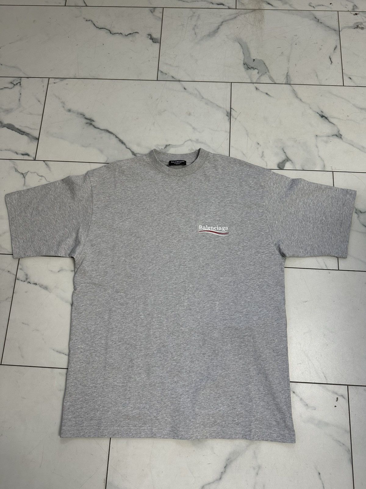 Balenciaga Political Campaign T-Shirt ‘Grey’