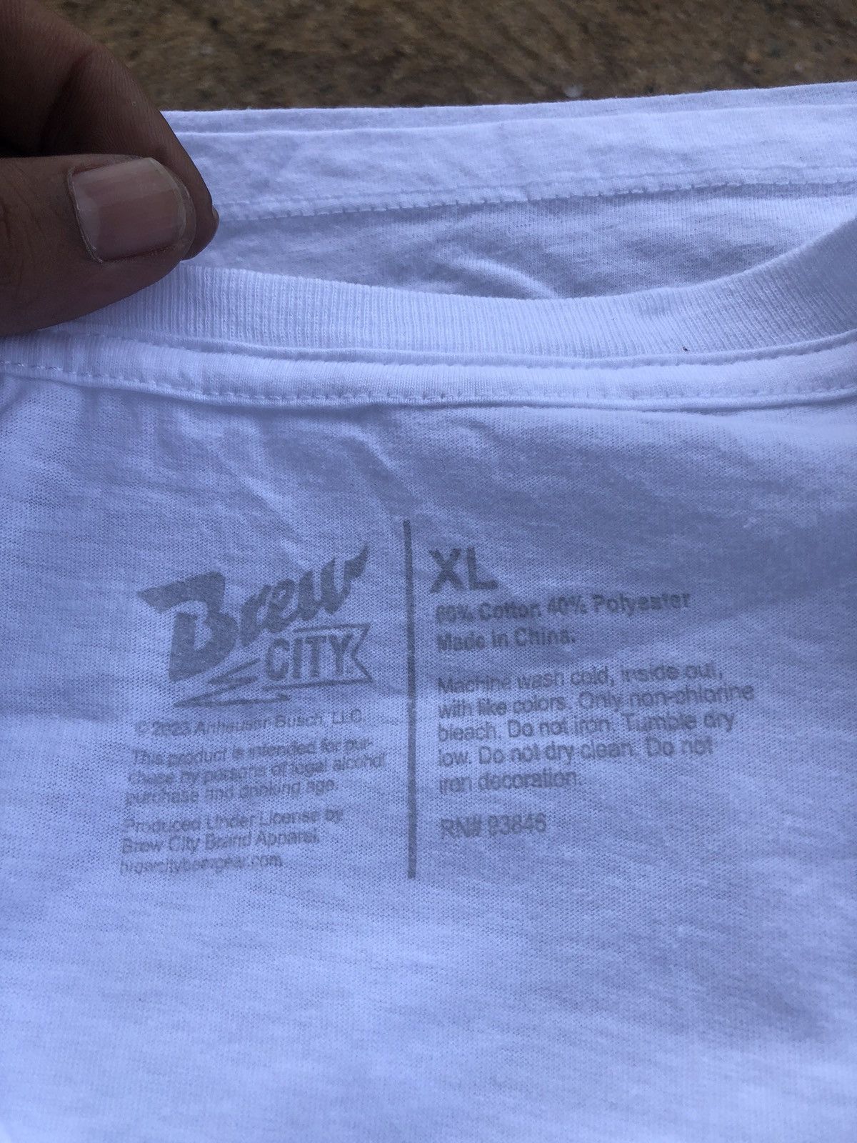 Budweiser Big Logo Brew City Budweiser Tshirts Size US XL / EU 56 / 4 - 12 Thumbnail