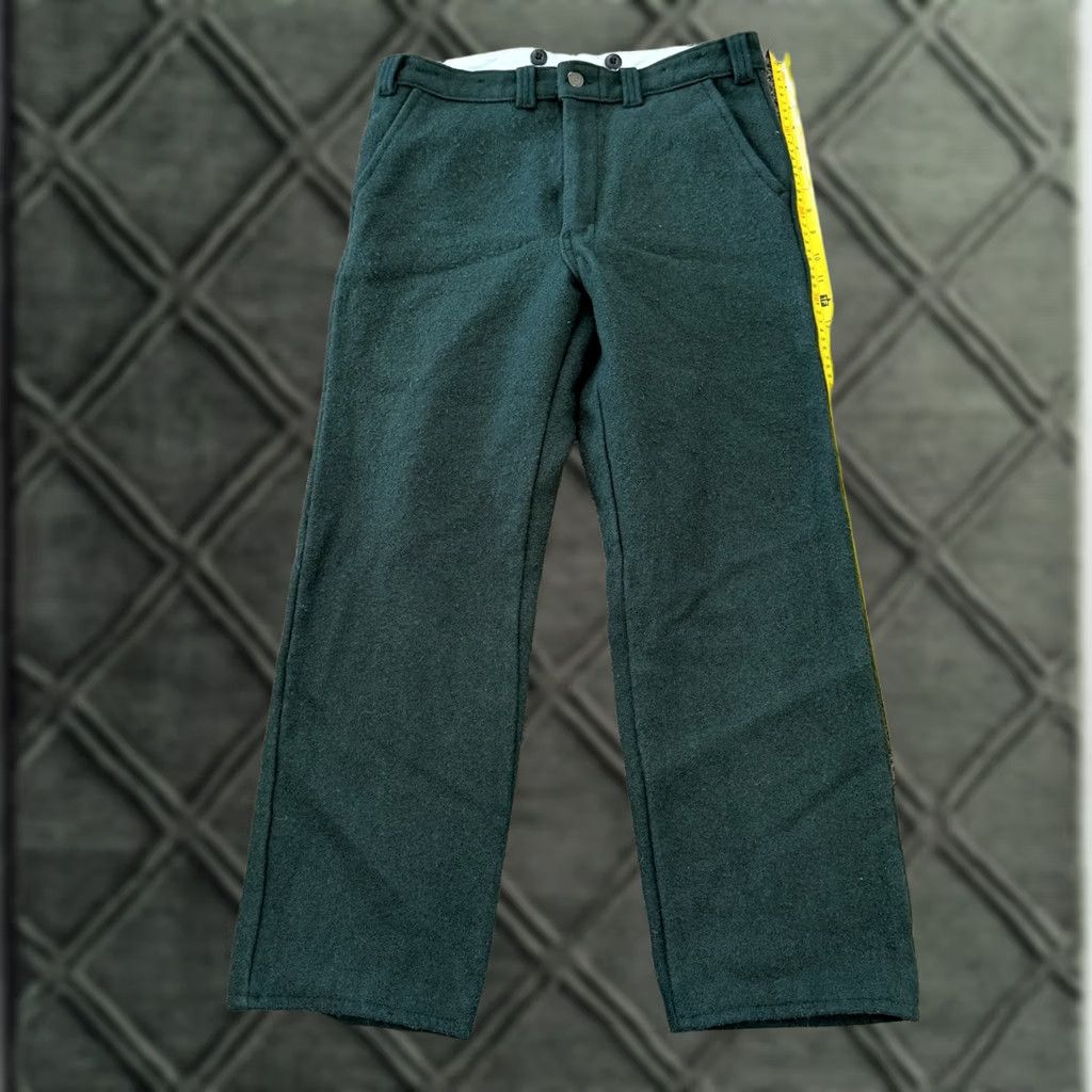 Vintage Codet Heavy Green Wool Blend Outdoor Pants - Mens Size 33 Size US 33 - 1 Thumbnail
