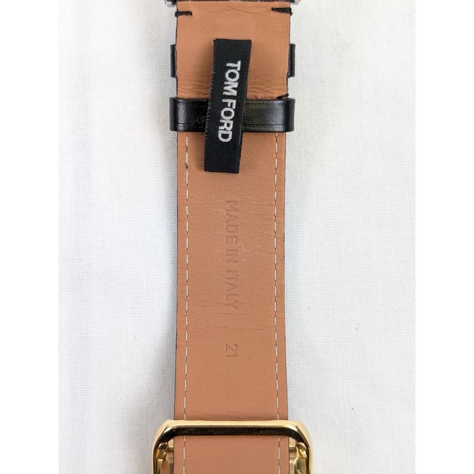Tom Ford o1rshd1 Size: OS / Watch in Alligator & Real Gold in Black Size ONE SIZE - 14 Thumbnail