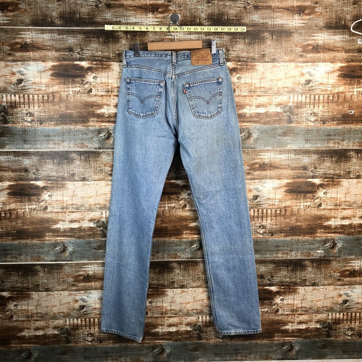Levi's Levis 501 Blue Denim ripped vintage Pants #A2576 Size 30" / US 8 / IT 44 - 15 Thumbnail