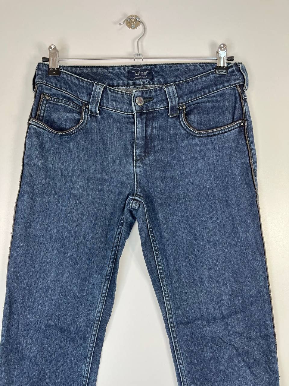 Armani Armani Jeans Womens Slim Fit Blue Denim Jeans Size 26 Size 26" / US 2 / IT 38 - 2 Thumbnail