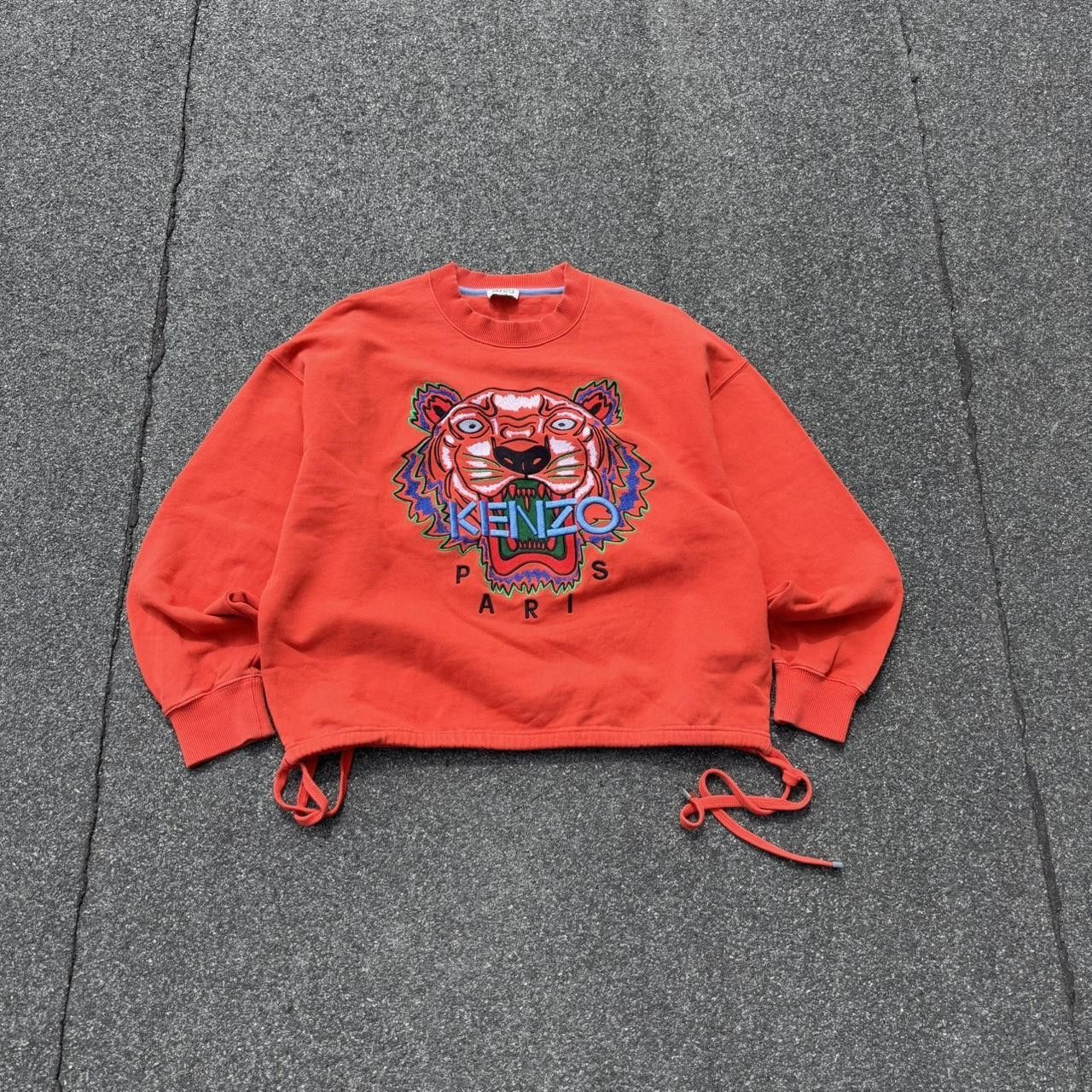 Vintage y2k 90s Kenzo Paris drawstring jumper