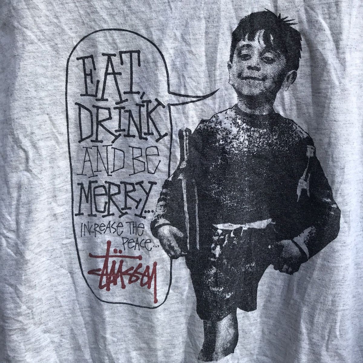 Stussy Vintage rare 90s STUSSY usa remixed classic photo tee Size US XL / EU 56 / 4 - 5 Thumbnail