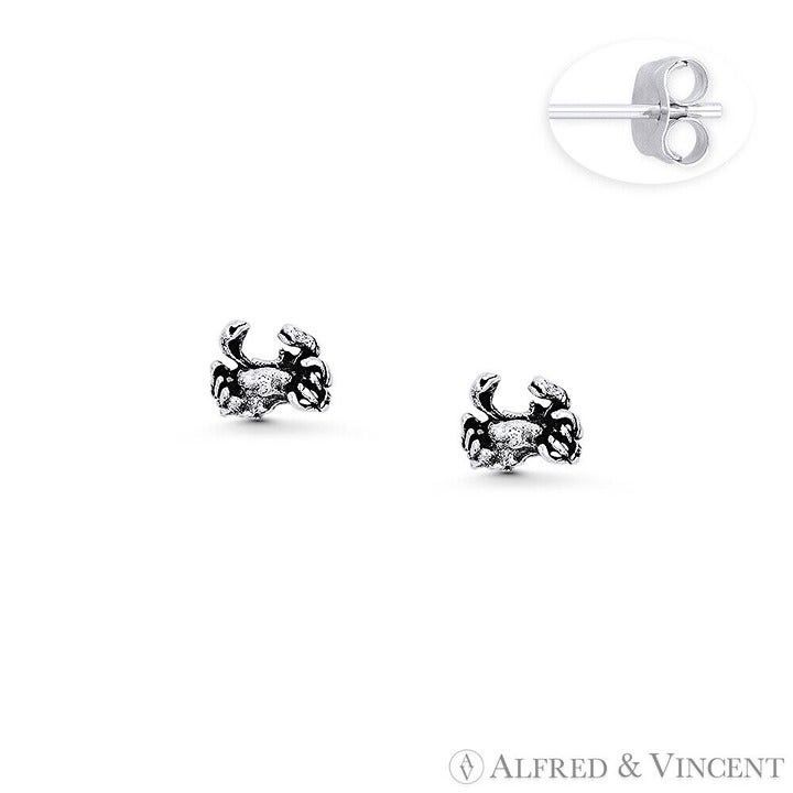 Other Cancer the Crab Zodiac Sign Charm Stud Earrings Size ONE SIZE - 1 Preview
