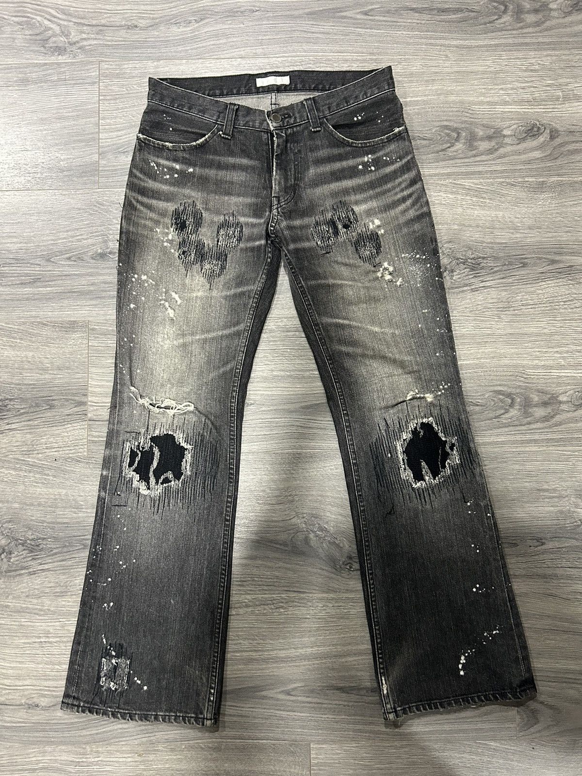 パンツ number(n)ine GRUNGE DENIM JEANS NUMBER (N)INE（ナンバーナイン）の「EXCLUSIVE_STRAIGHT GRUNGE