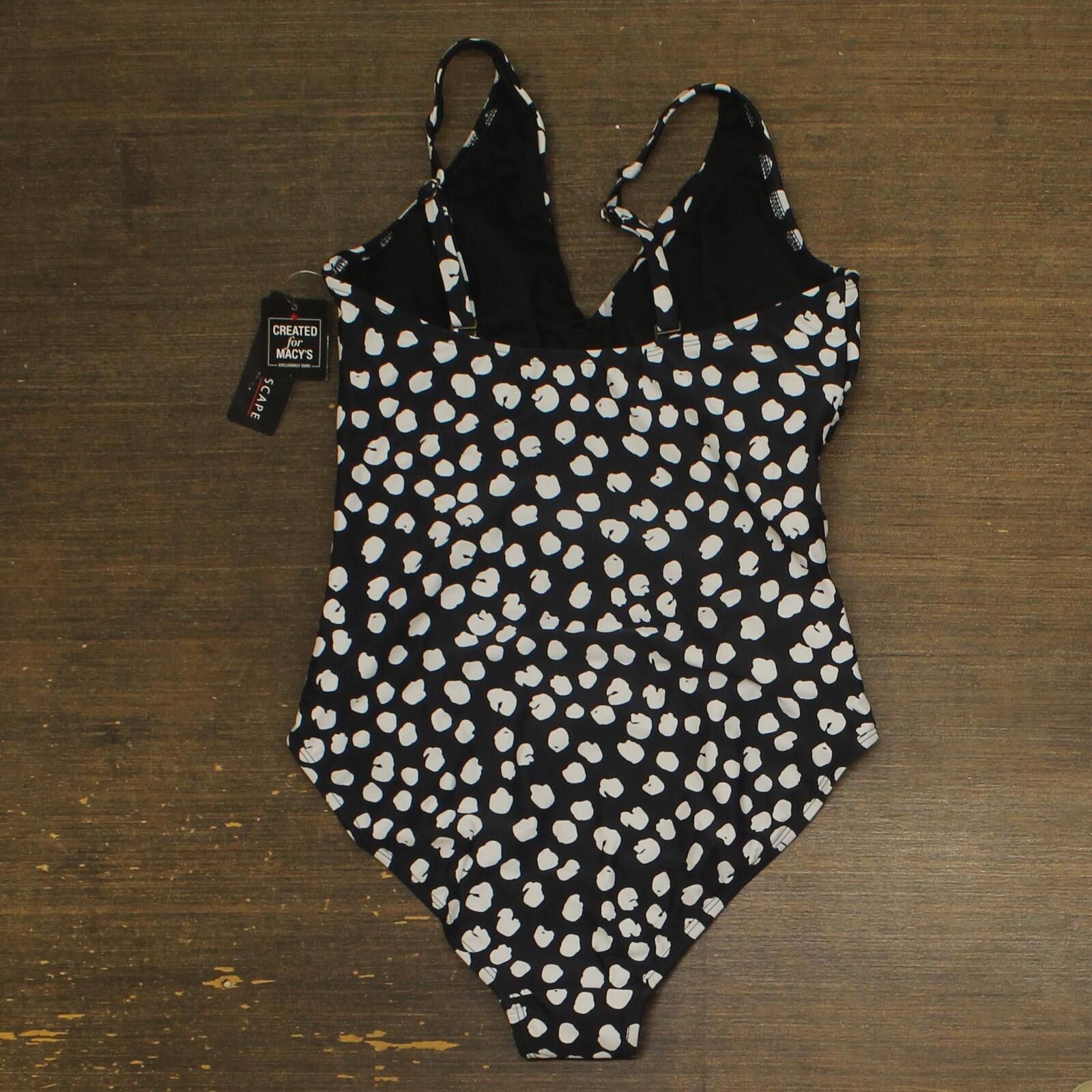 Other Nwt Island Escape One-piece Swimsuit Black / White 8 Size ONE SIZE - 2 Thumbnail