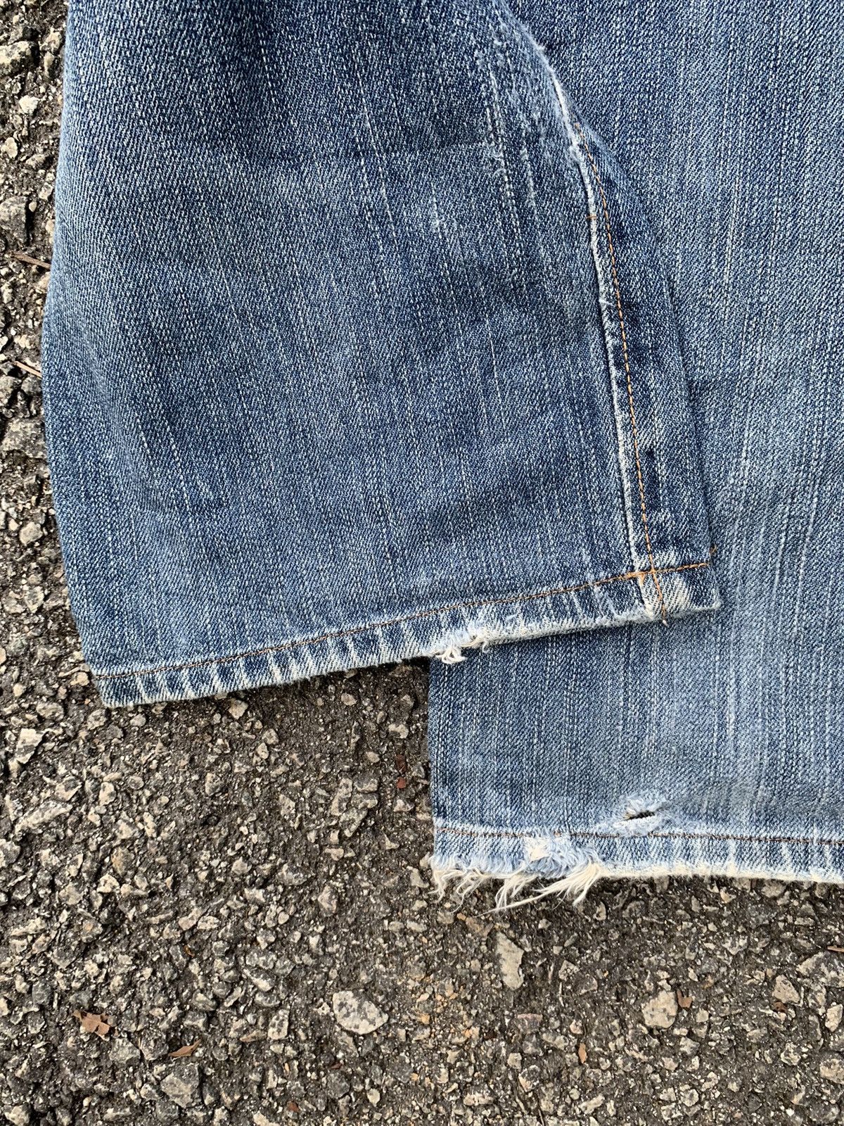 Edwin × If Six Was Nine × Kapital Vintage Edwin 505ZX Redline Selvedge distressed denim Size US 30 / EU 46 - 17 Thumbnail