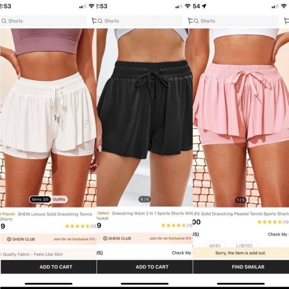 Other Gray Athletic Skort Women’s Small Elastic Waist Drawstring Active Tennis Shorts Size 26" / US 2 / IT 38 - 1 Thumbnail