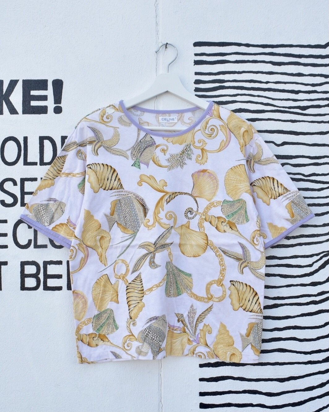 Celine × Vintage Vintage Celine T-shirt print Size M / US 6-8 / IT 42-44 - 1 Thumbnail