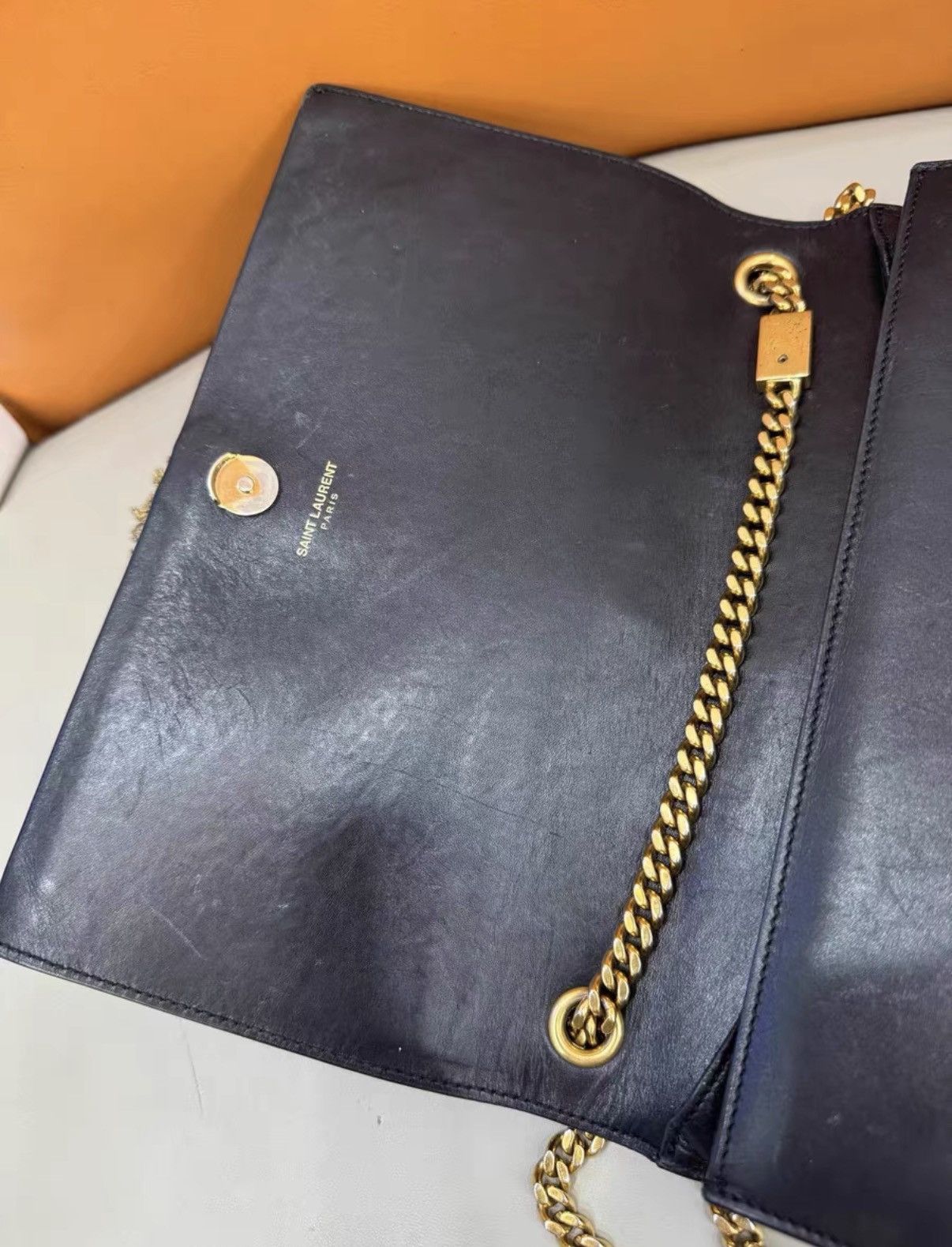 Yves Saint Laurent YSL black tassel chain shoulder bag J38 Size ONE SIZE - 5 Thumbnail