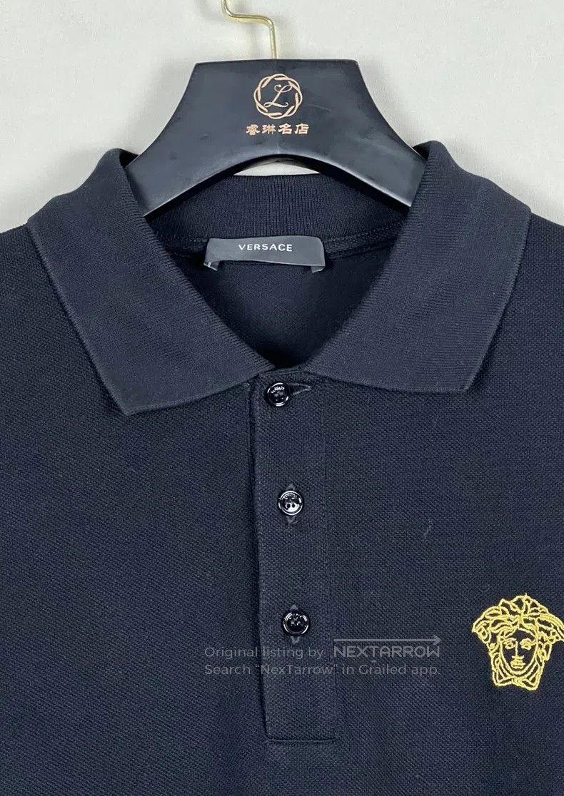 Versace Versace Men's POLO shirt Size US L / EU 52-54 / 3 - 5 Thumbnail