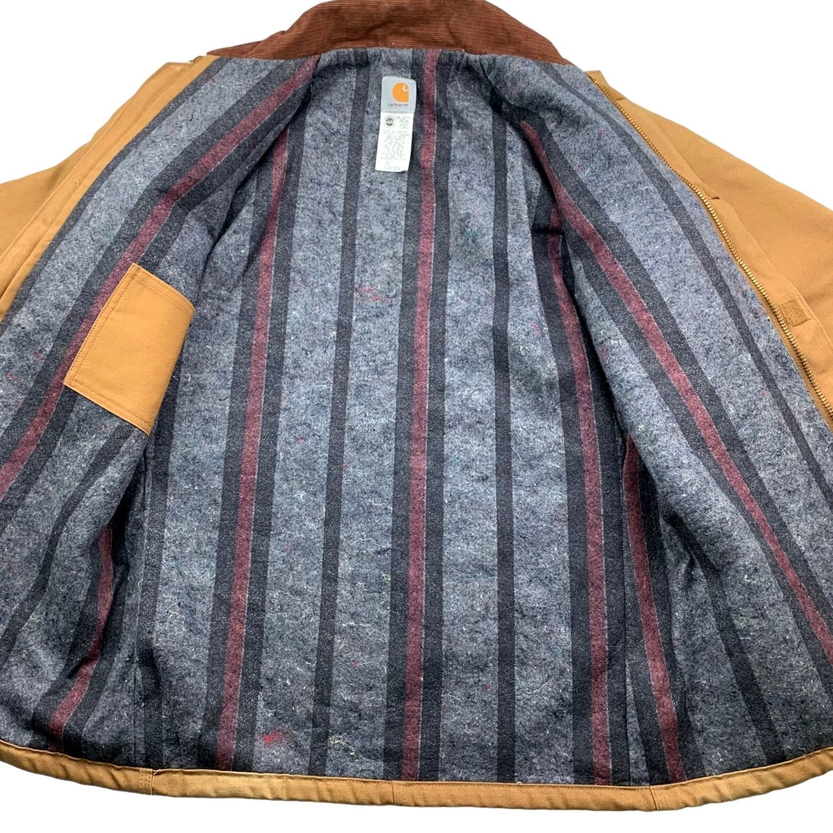 Carhartt VINTAGE Carhartt Men's Detroit Blanket Liner Duck Canvas Jacket Khaki/Tan Size 42 Size US XS / EU 42 / 0 - 4 Thumbnail