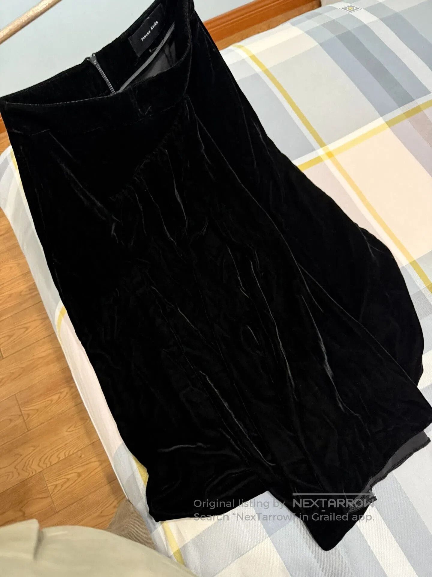 Simone Rocha Black Velvet Simone Rocha Skirt. Size 27" / US 4 / IT 40 - 4 Thumbnail
