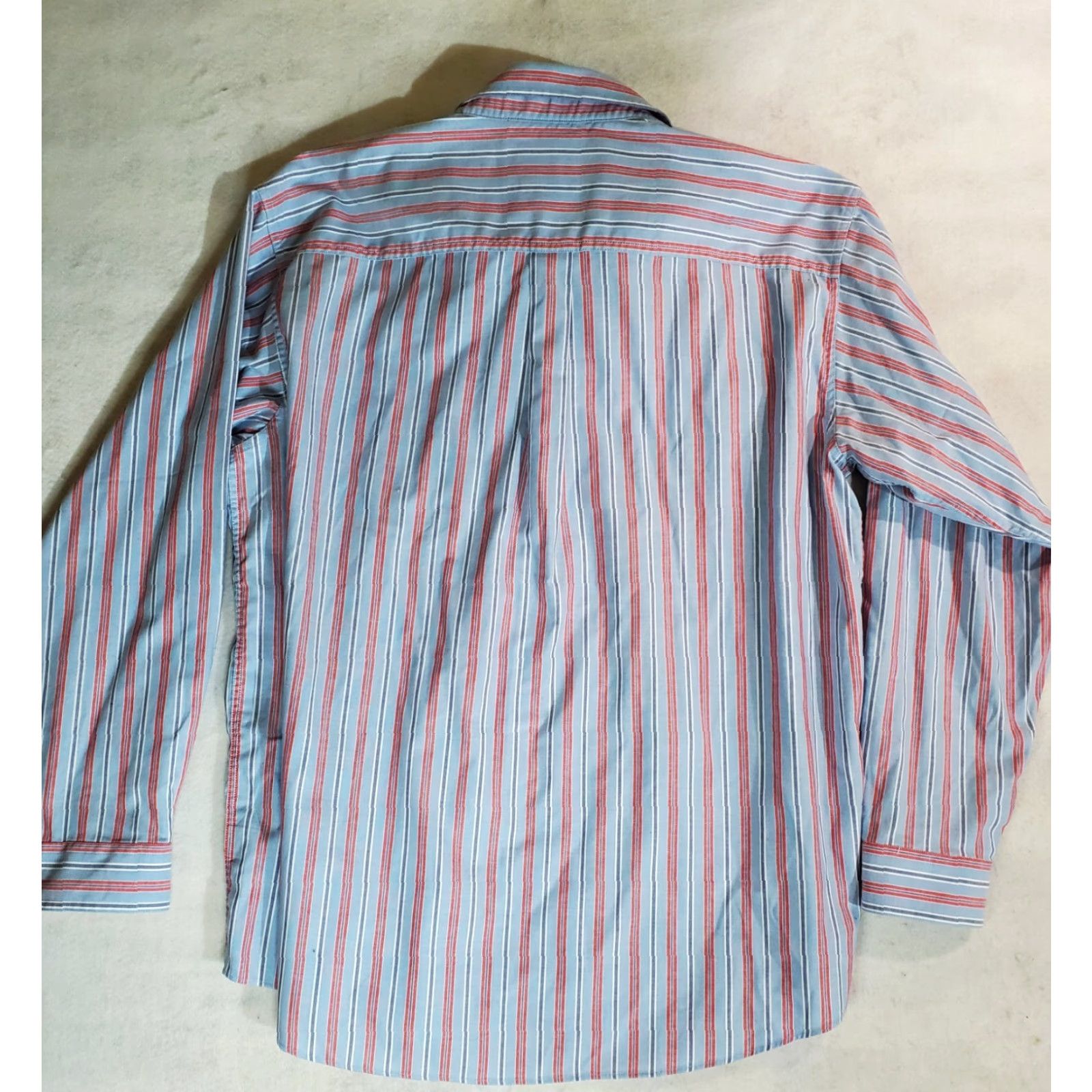 Vintage VINTAGE LL Bean Signature Mens Button-up Red Striped Cotton Shirt Long Sleeve XL Size Mens Red Plaid 90s Camping Outdoors USA Shirt Mens Size US XL / EU 56 / 4 - 4 Thumbnail