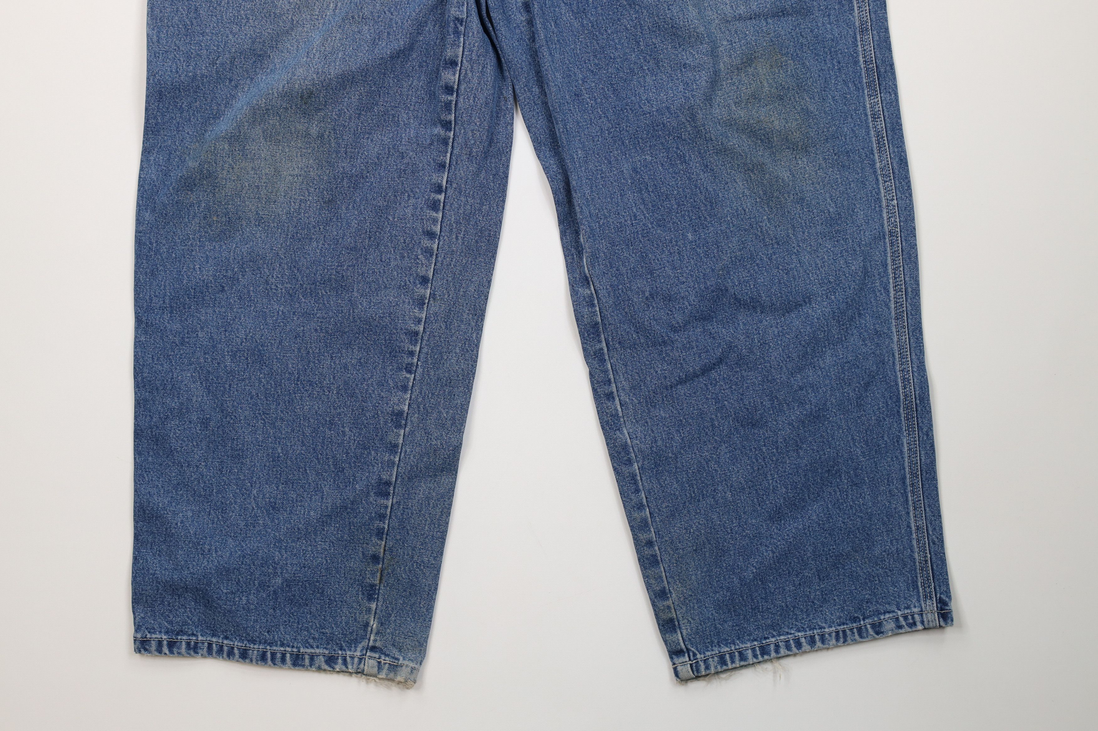 Vintage Vintage 90s Y2K Streetwear Wide Leg Skateboard Denim Jeans Size US 36 / EU 52 - 4 Thumbnail