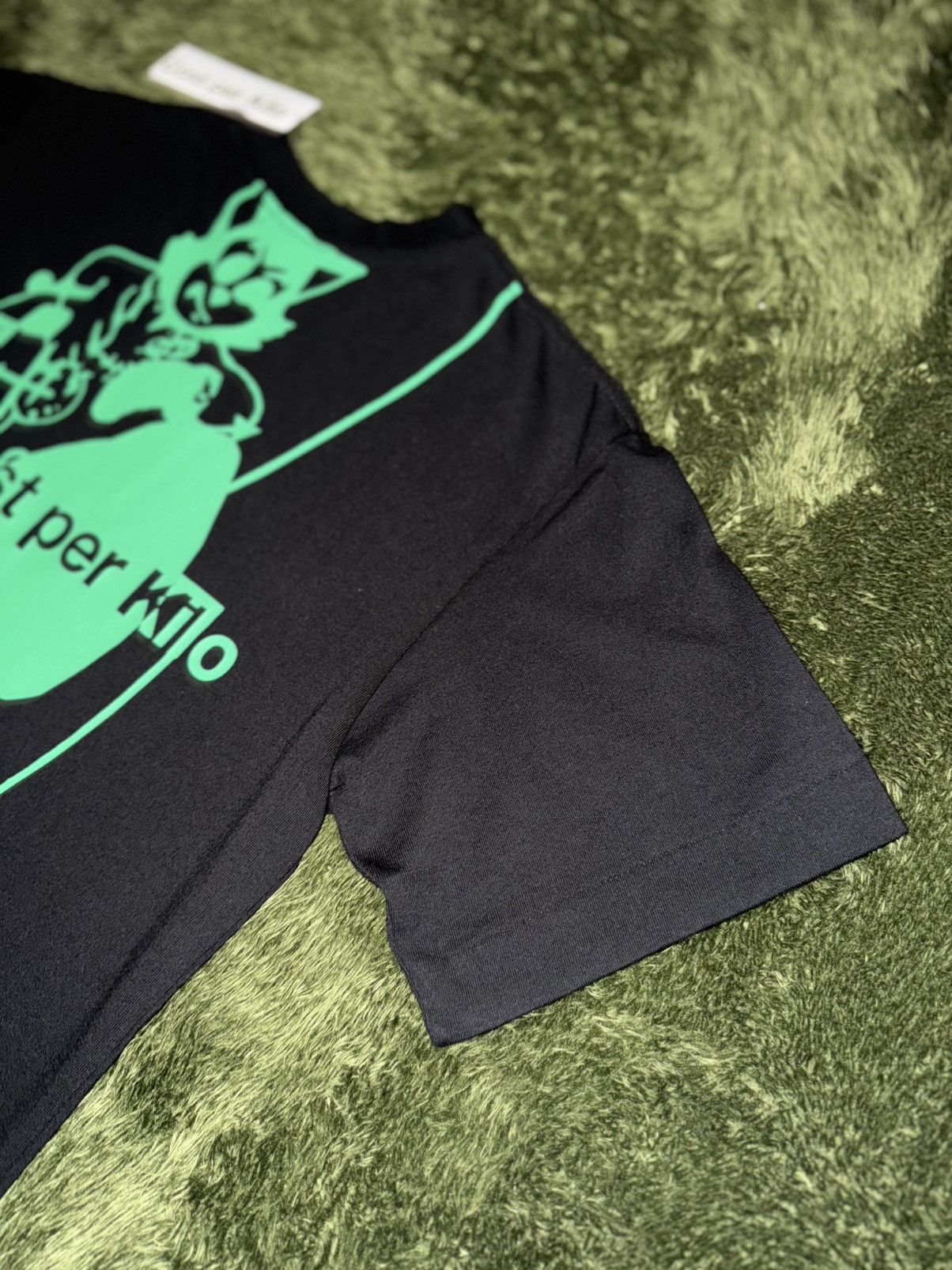 Japanese Brand [M] Cost per Kilo Parody Graphic Print T-Shirt – Black Size US M / EU 48-50 / 2 - 4 Thumbnail