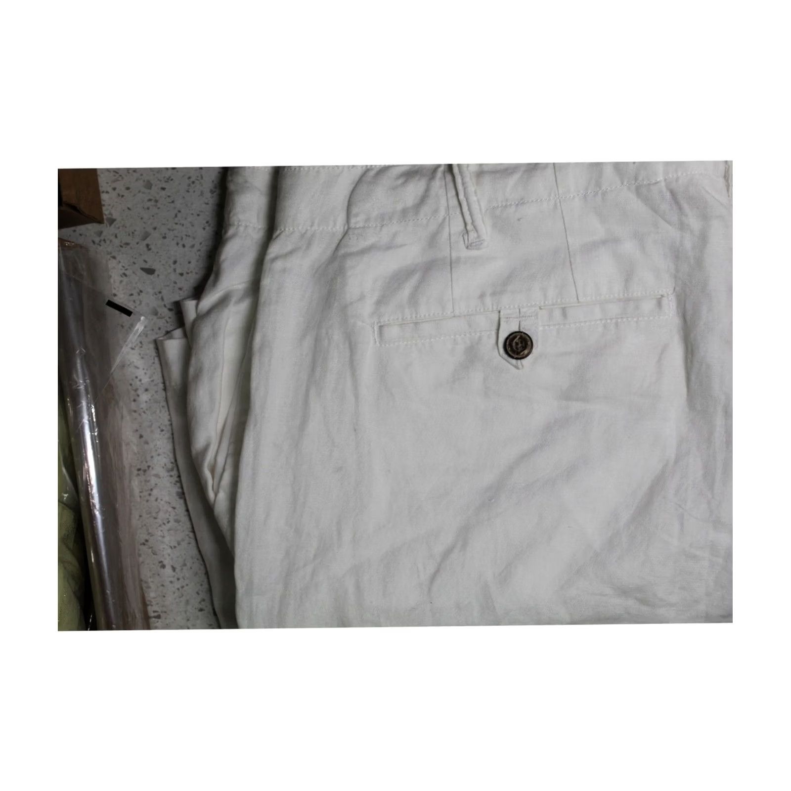 Ralph Lauren Ralph Lauren Mens Linen Cotton Blend Casual Chino Shorts white 38 Size US 38 / EU 54 - 3 Thumbnail