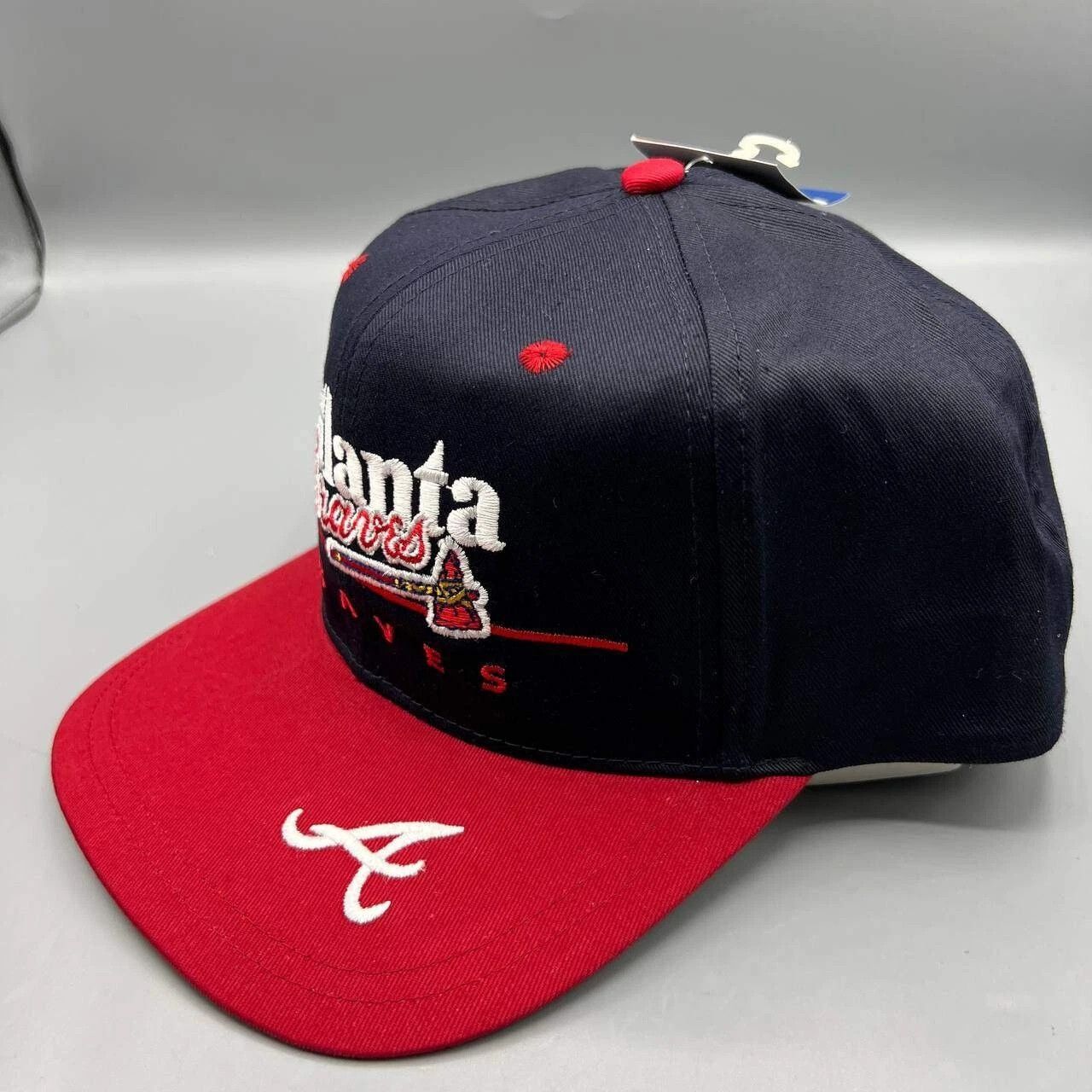 Twins Enterprise Inc. × Vintage Atlanta Braves Hat Men Twins Enterprise MLB Snap Back Cap Size ONE SIZE - 6 Thumbnail