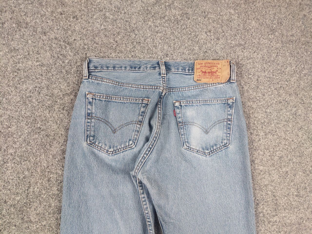 Levi's Vintage 90's Levis 501 Sashiko Patchwork Face Jeans watanabe Size US 33 - 13 Thumbnail