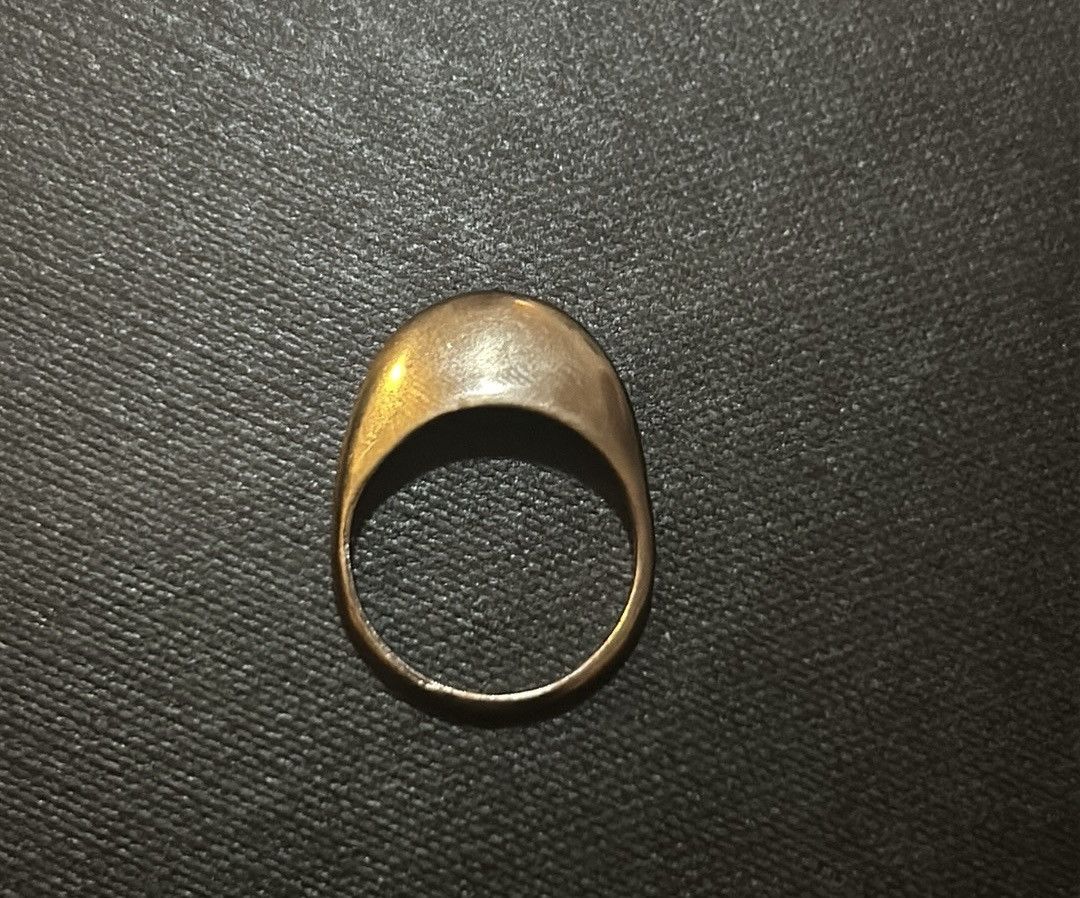 Saint Laurent Paris Saint Laurent Volum Ring Brass Metal Argent Oxyde size US 6 Size ONE SIZE - 2 Thumbnail