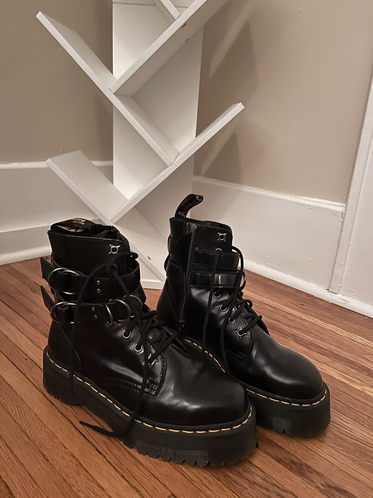 Dr. Martens Doc Martens Jadon Hardware Leather Platforms🚨SEND OFFERS🚨 Size US 9 / IT 39 - 1 Thumbnail
