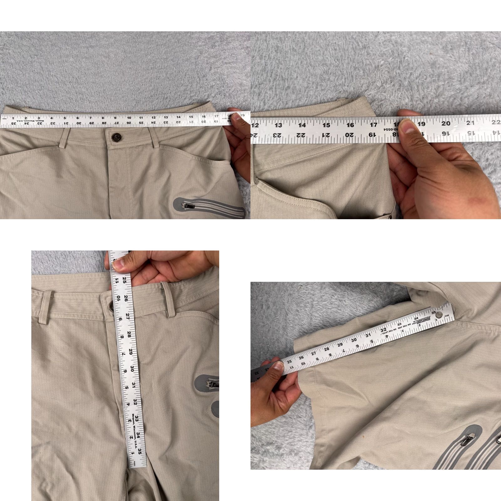 Lululemon Lululemon Shorts Men 36 Beige Commute Short Zipper Pockets Hike Golf READ ME - Vintage? No Size US 36 / EU 52 - 9 Thumbnail