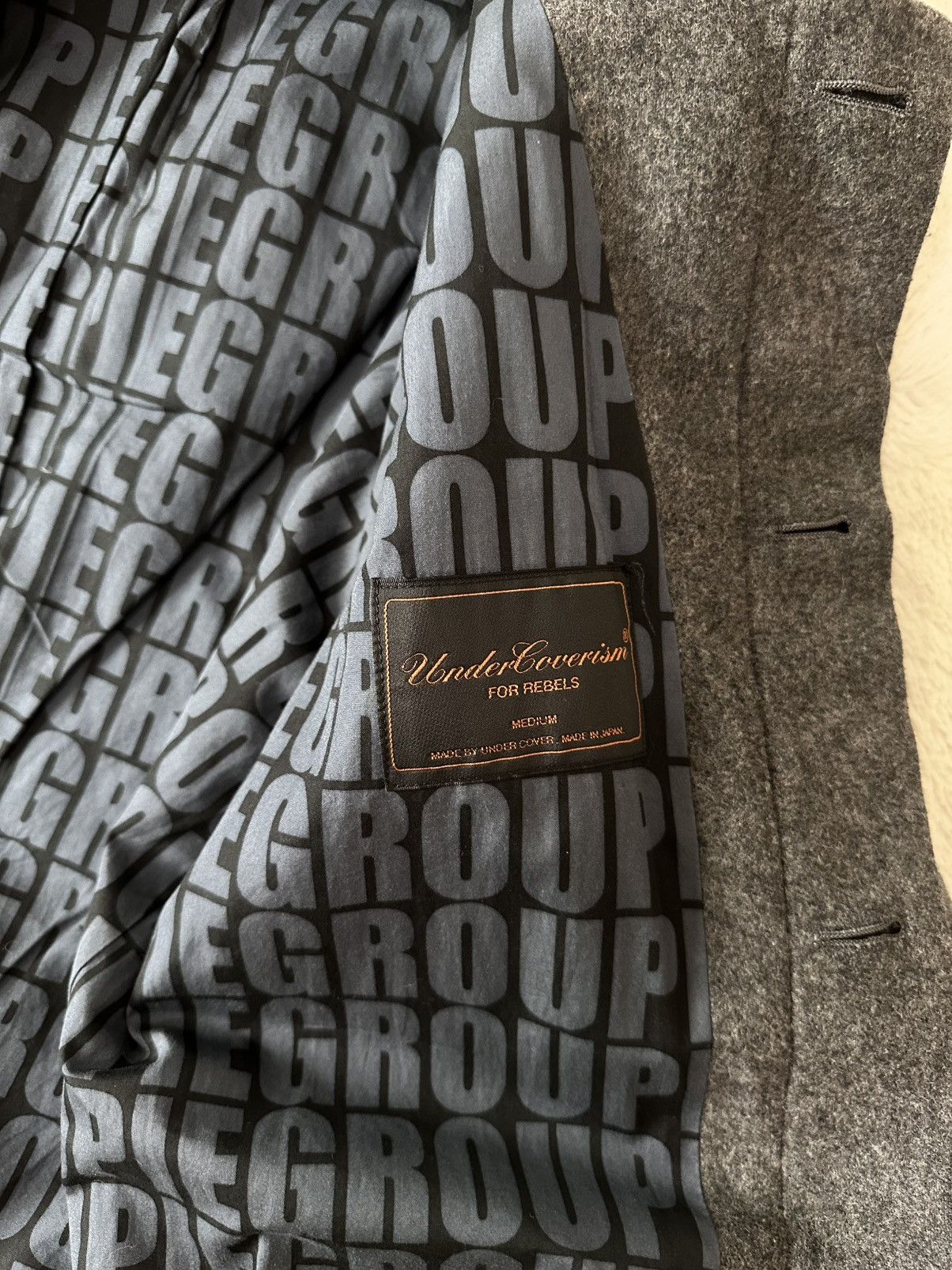 Undercover Undercover AW02 Witches Cell Division Groupie Wool Coat Size US M / EU 48-50 / 2 - 3 Thumbnail