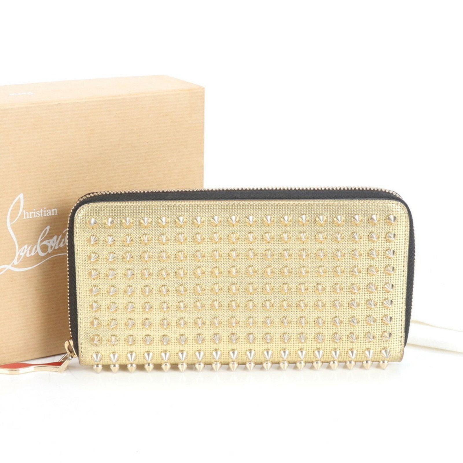 Christian Louboutin Gold Leather Panettone