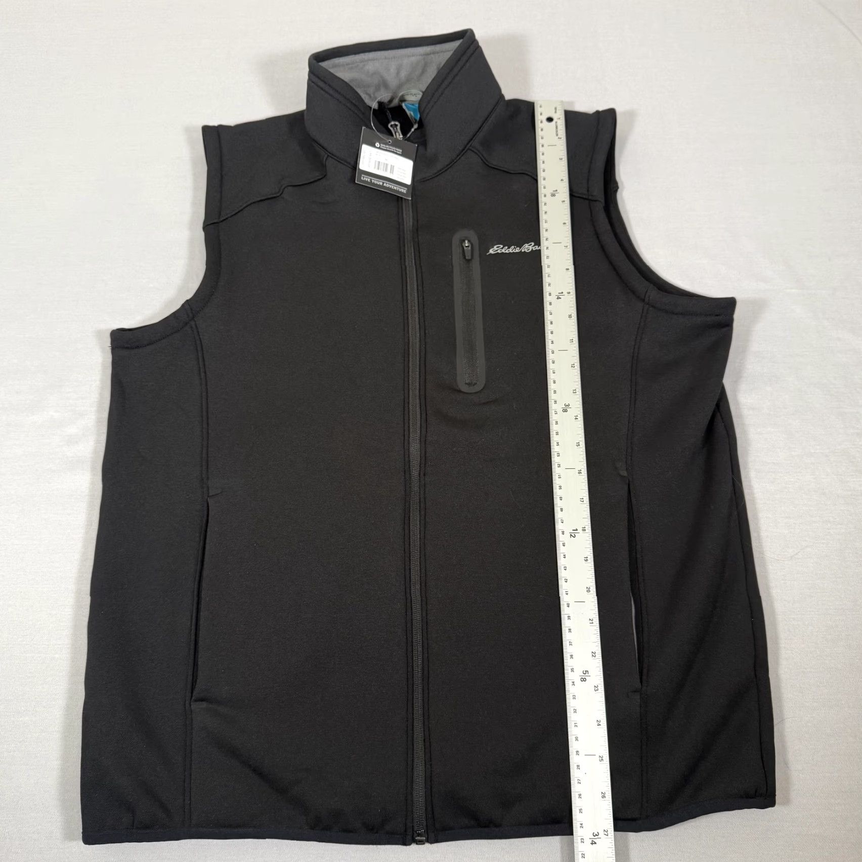 Eddie Bauer Eddie Bauer First Ascent Outpace Flex Vest Mens M Black Zip Up Lined Pockets Outdoor Hiking Outdoorwear Regular Fit Size US M / EU 48-50 / 2 - 6 Thumbnail