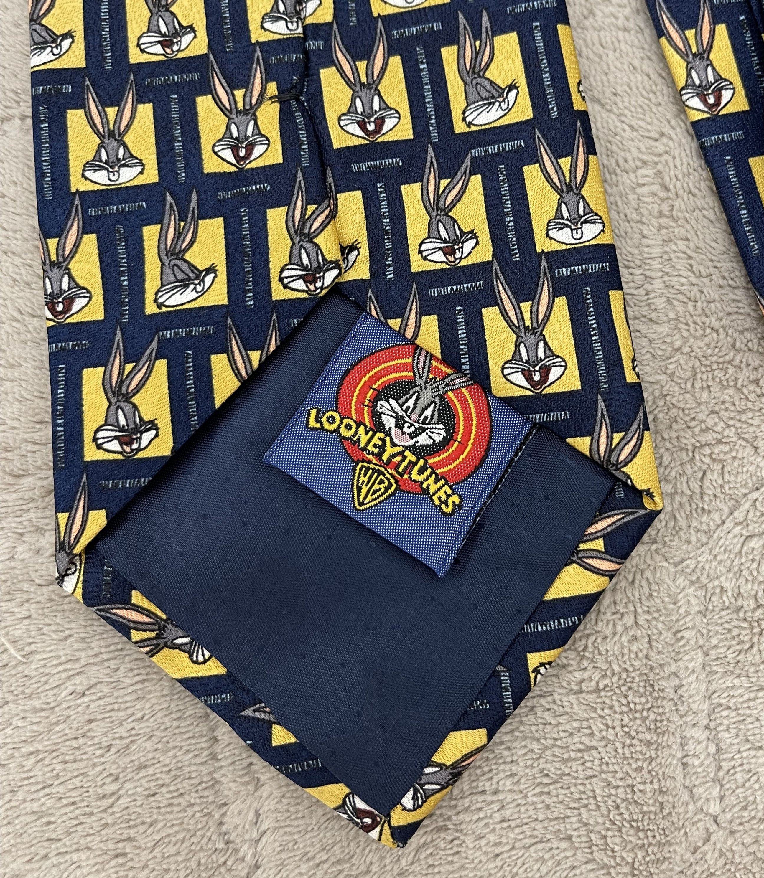Vintage × Warner Bros Bunny Rabbit Warner Bros Vintage Tie 1997 Size ONE SIZE - 4 Thumbnail