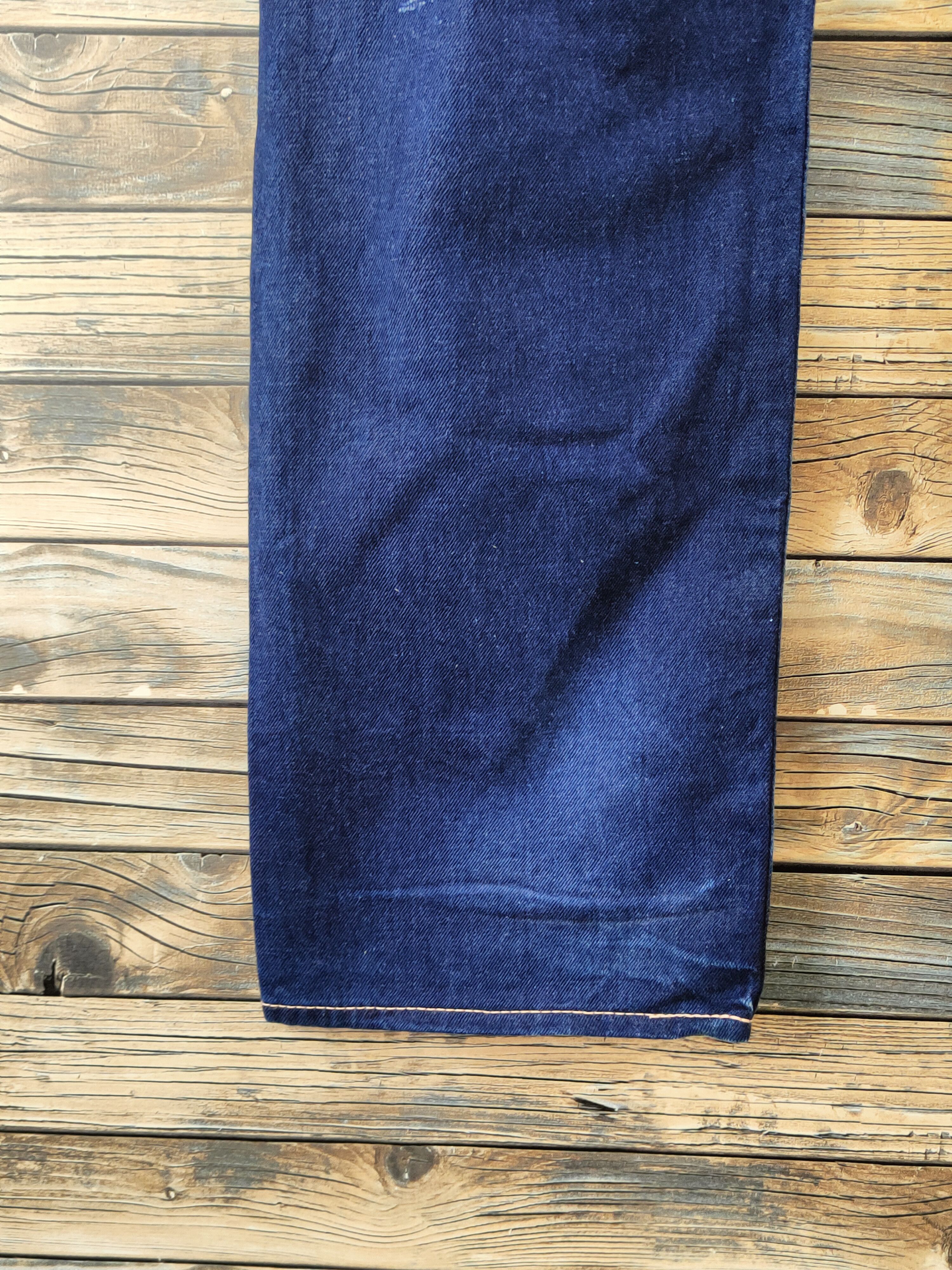 Levi's DL Levi's Dark Blue Distressed Ripped Jeans #46-966 Size US 31 - 9 Thumbnail