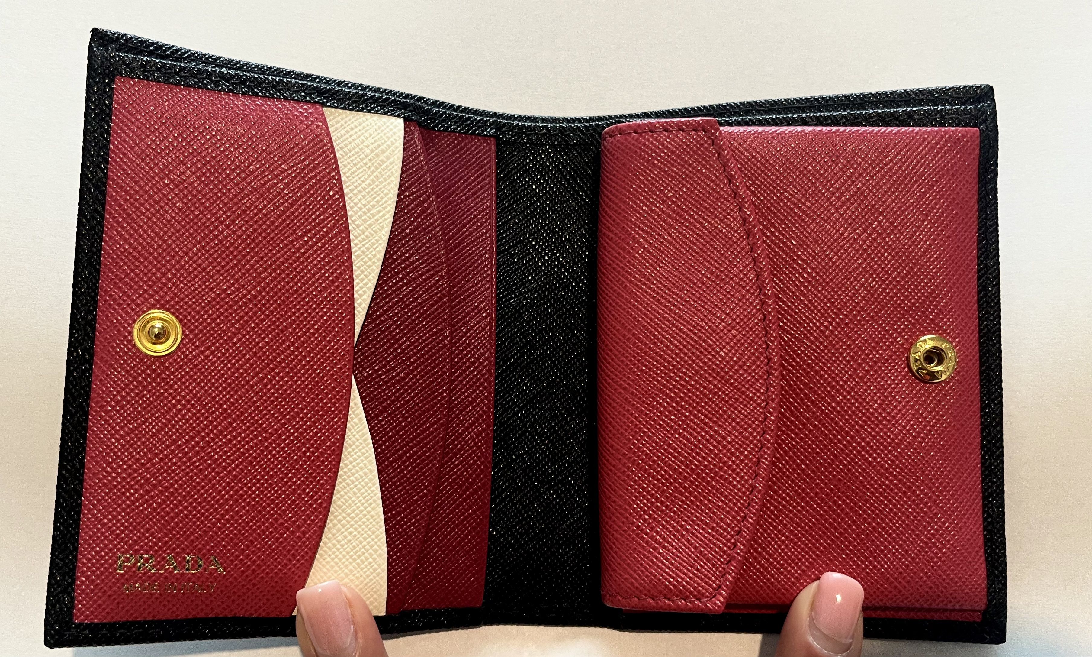 Prada Small Saffiano Leather Wallet Size ONE SIZE - 5 Thumbnail