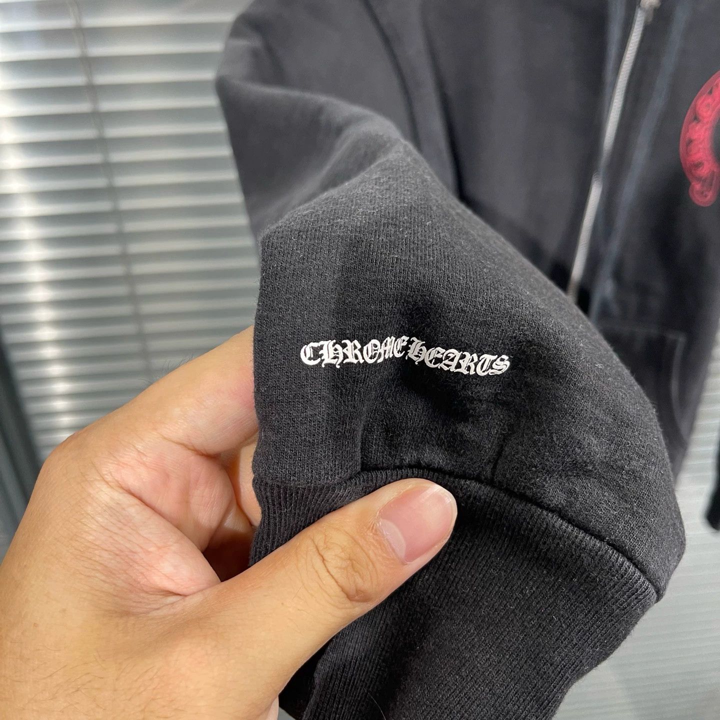 Chrome Hearts Chrome Hearts Red Horseshoe Phantom Cross Zip Jacket M Size US M / EU 48-50 / 2 - 5 Thumbnail