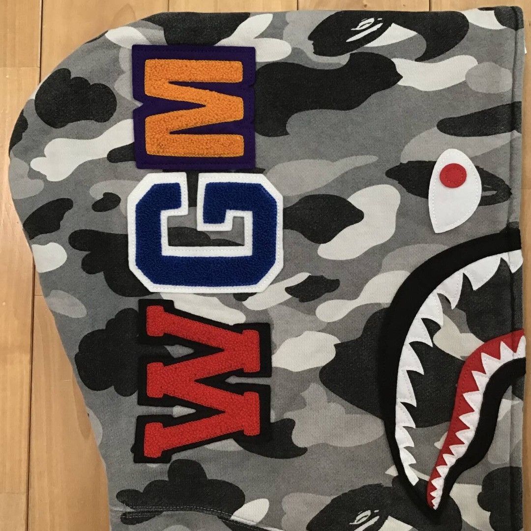 Bape 🔥NFS limited🔥 BAPE camo shark full zip hoodie a bathing ape Size US L / EU 52-54 / 3 - 4 Thumbnail