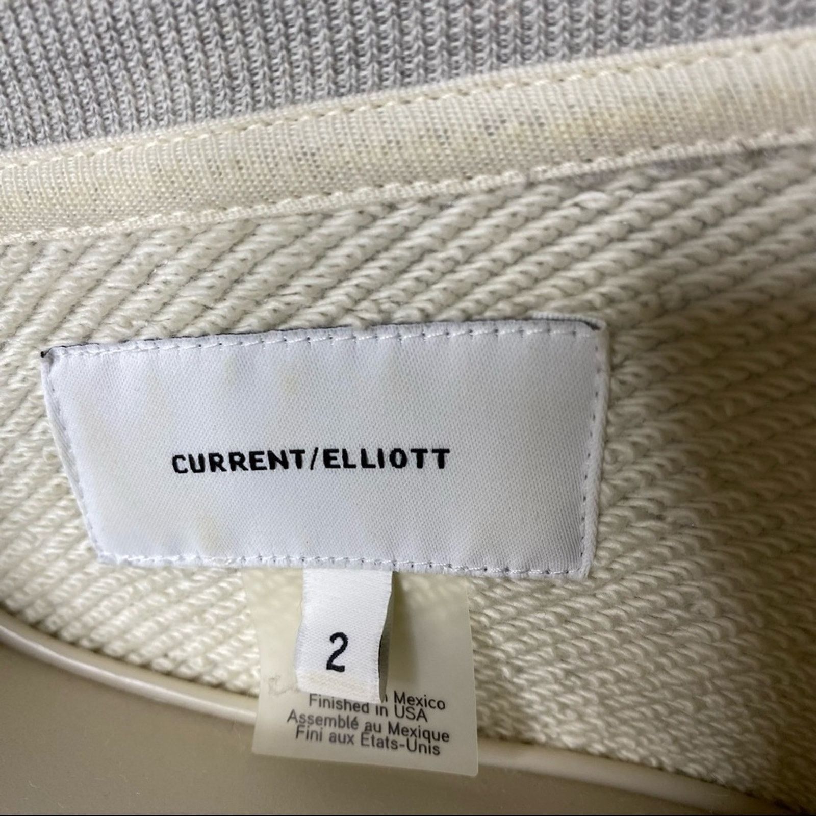Current/Elliot Current/Elliott grey terry cloth lined Sweatshirt mini Dress Size M / US 6-8 / IT 42-44 - 10 Thumbnail