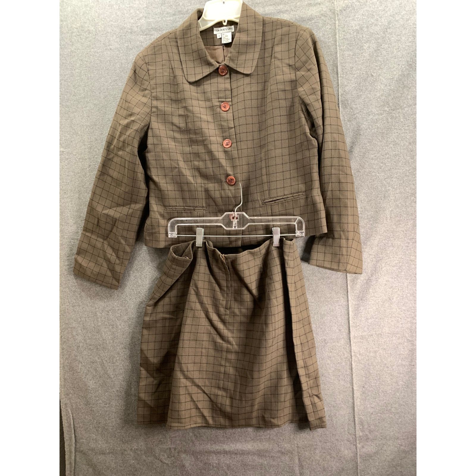 Other For Pete's Sake Suits Womens Size 14 Brown Formal Size XL / US 12-14 / IT 48-50 - 1 Thumbnail