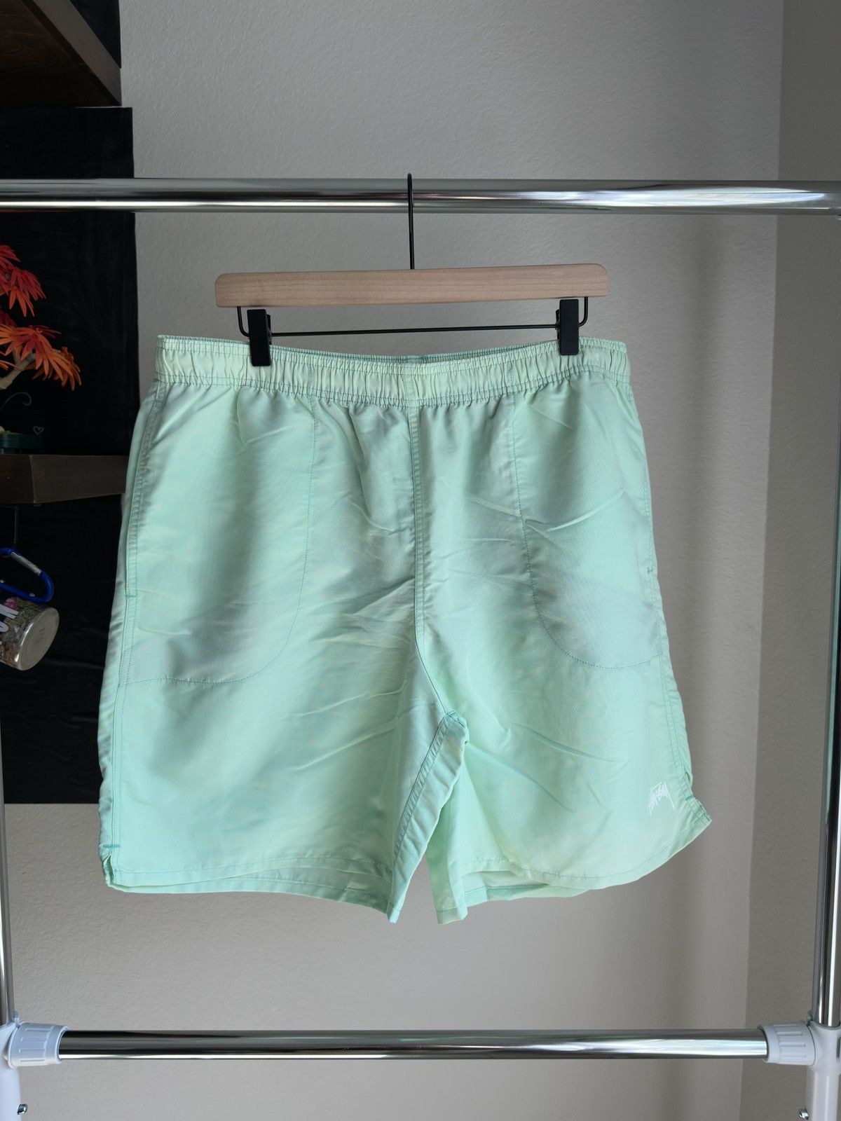 Stussy Water Shorts Cyan Size US 36 / EU 52 - 1 Thumbnail