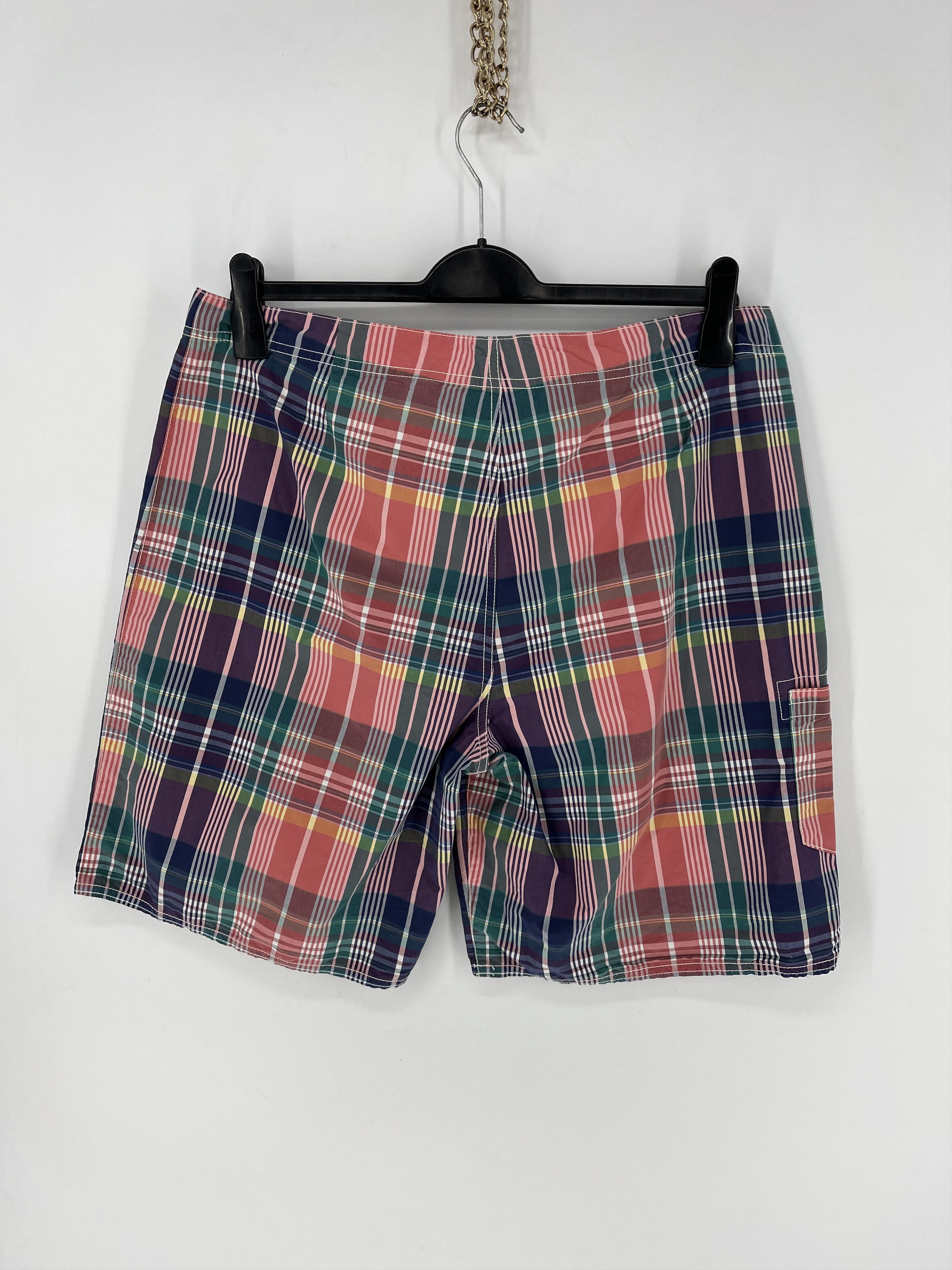 Polo Ralph Lauren × Ralph Lauren × Vintage Vintage Polo Ralph Lauren Striped Shorts Size US 36 / EU 52 - 13 Thumbnail