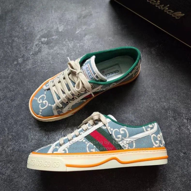 Gucci Gucci Tennis Vintage Logo Sneakers. Size US 5 / EU 37 - 2 Thumbnail