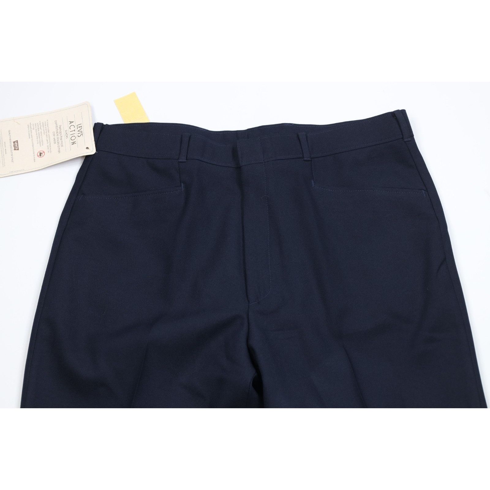 Levi's Deadstock Vintage 80s Levis Knit Flared Chino Pants Size US 34 / EU 50 - 2 Thumbnail