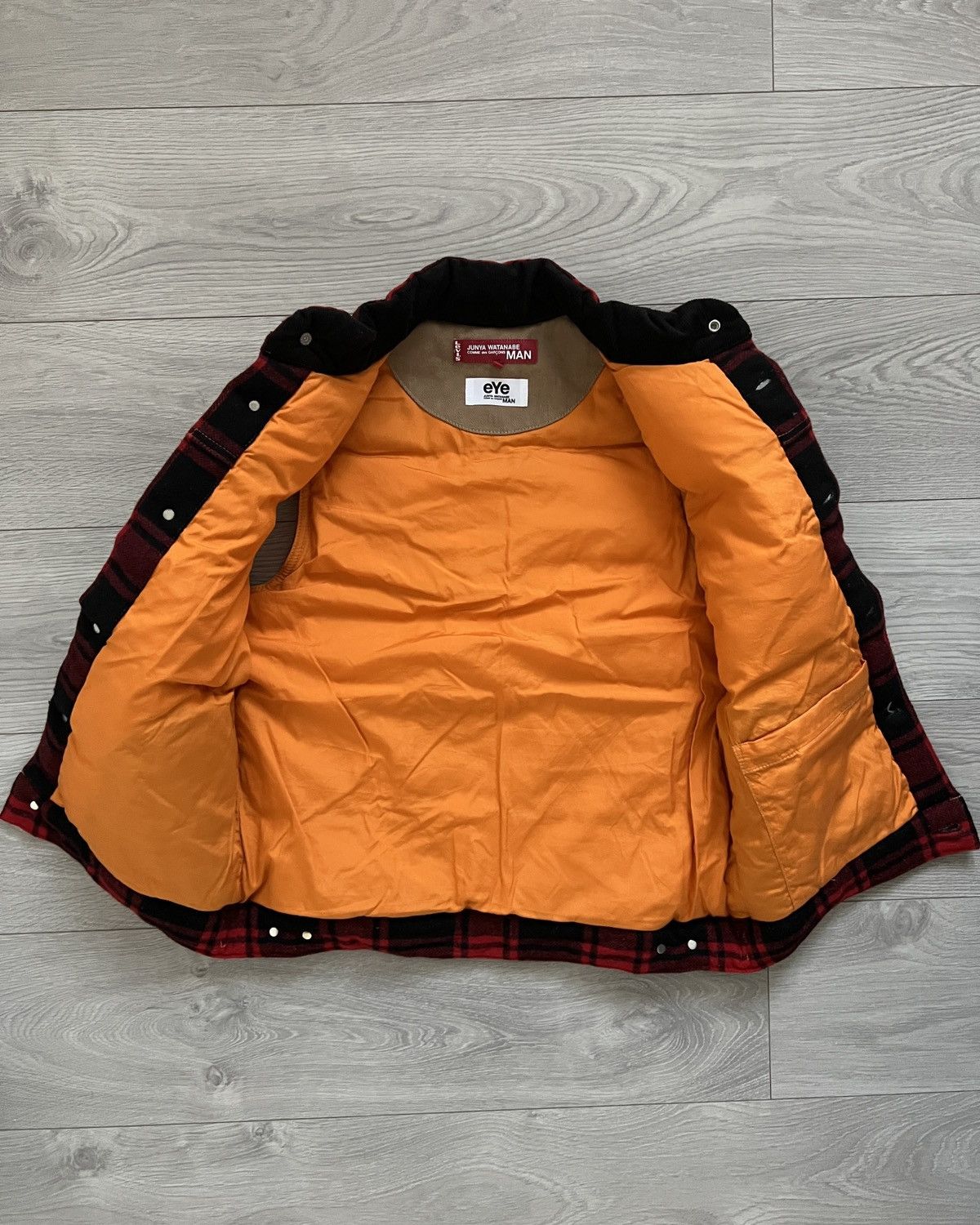 Comme des Garcons Junya Watanabe x Levi's AW2014 Down Puffer Leather Trim Vest Size US S / EU 44-46 / 1 - 6 Thumbnail