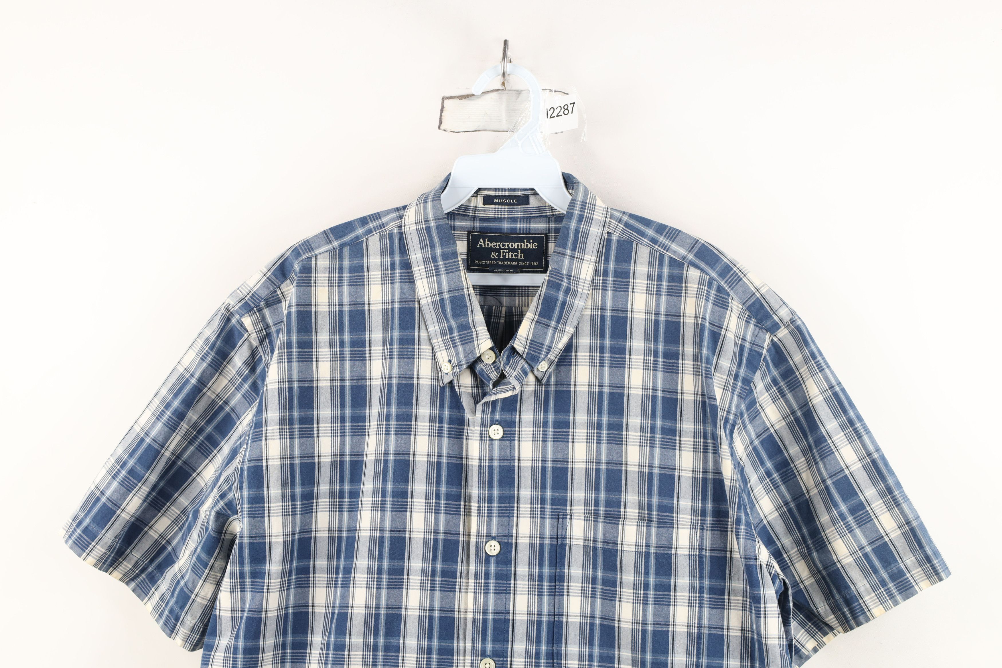 Abercrombie & Fitch Vintage Y2K Abercrombie & Fitch Short Sleeve Button Shirt Size US XL / EU 56 / 4 - 2 Thumbnail